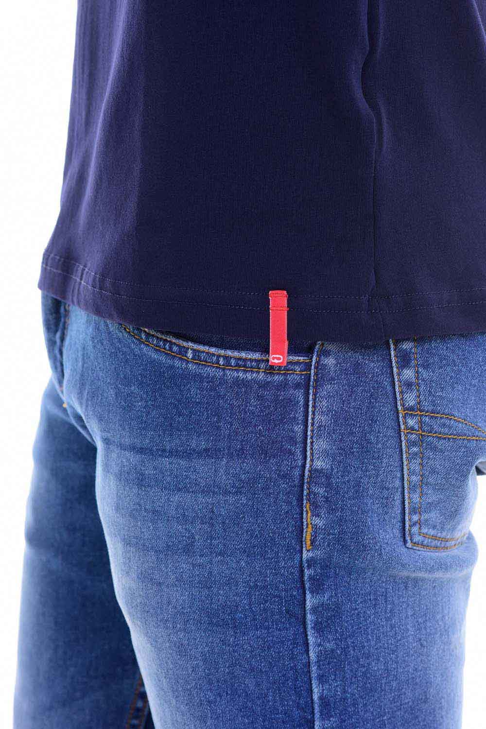 CAMISETA ESPECIAL UNICOLOR COLOR AZUL OSCURO