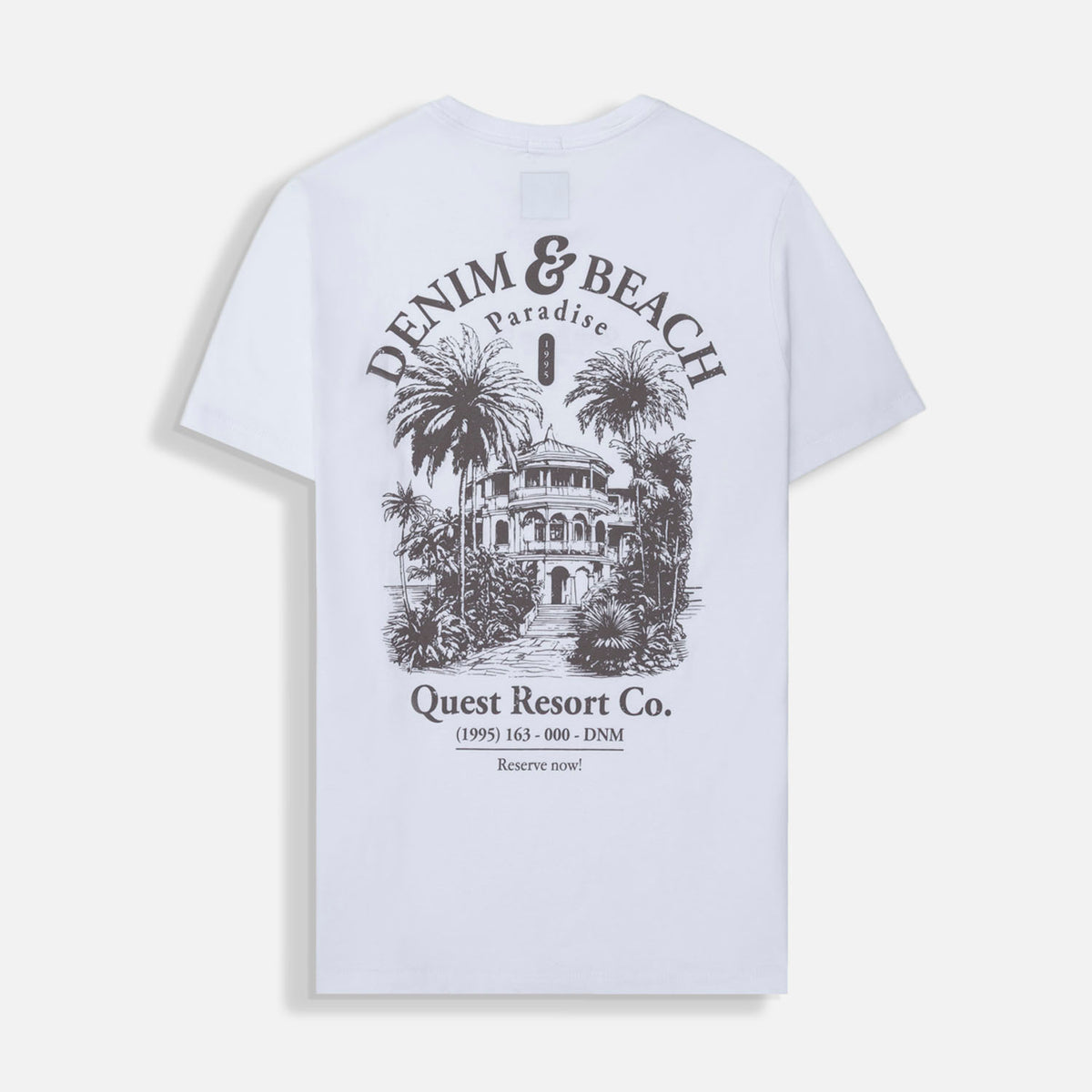 CAMISETA ESPECIAL ESTAMPADO LOCALIZADO COLOR BLANCO BLANCO