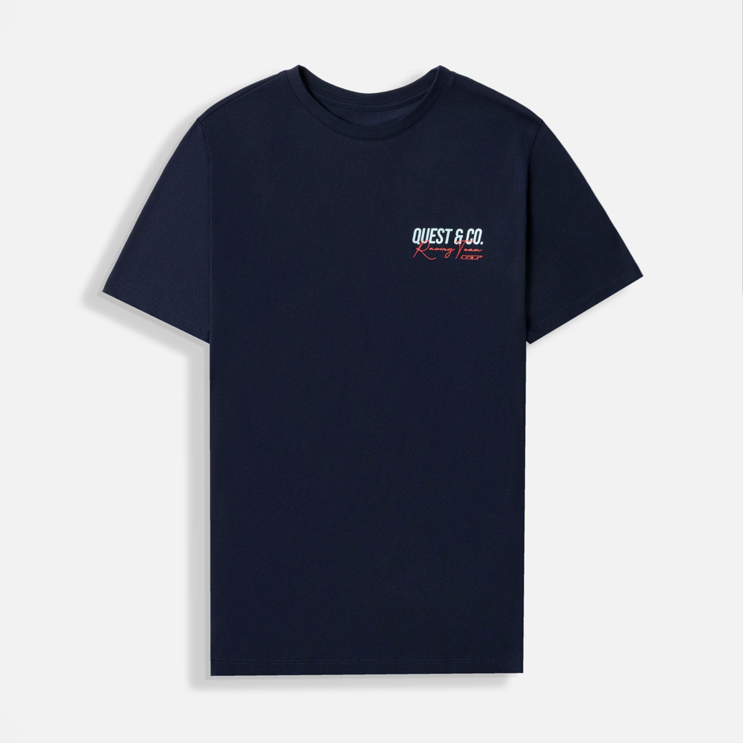 CAMISETA ESPECIAL ESTAMPADO LOCALIZADO COLOR AZUL NOCHE