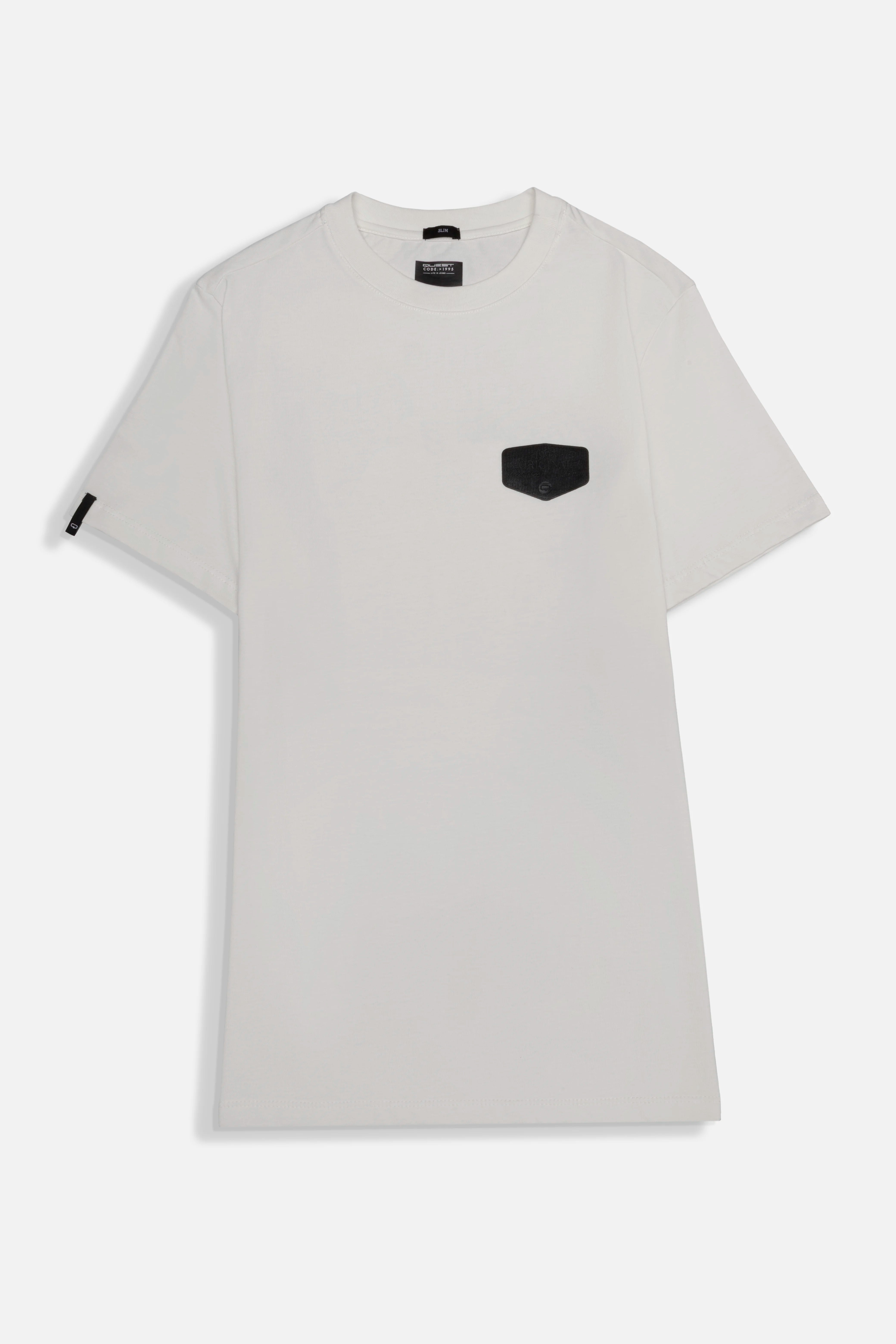 CAMISETA ESPECIAL ESTAMPADO LOCALIZADO COLOR IVORY