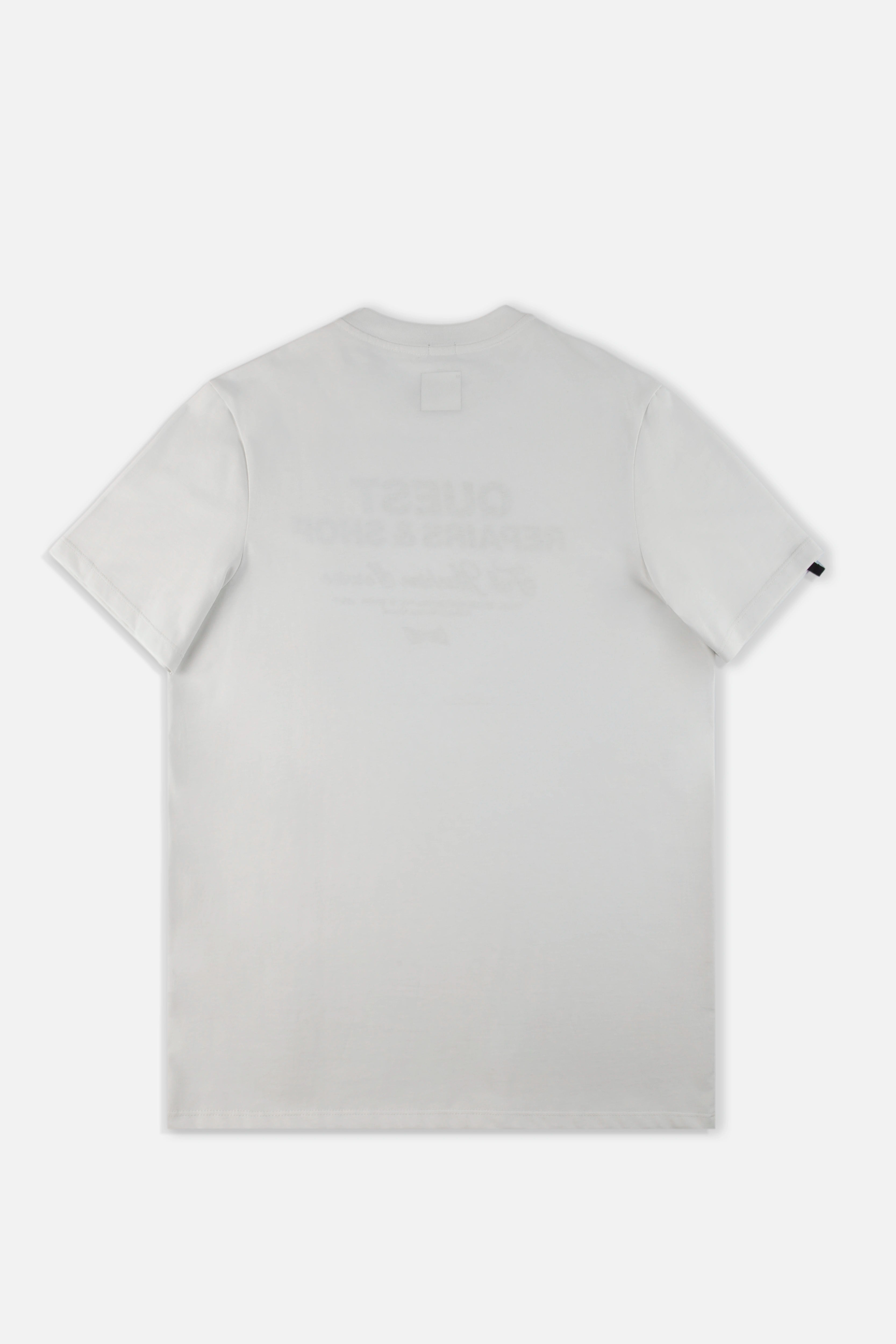 CAMISETA ESPECIAL ESTAMPADO LOCALIZADO COLOR IVORY