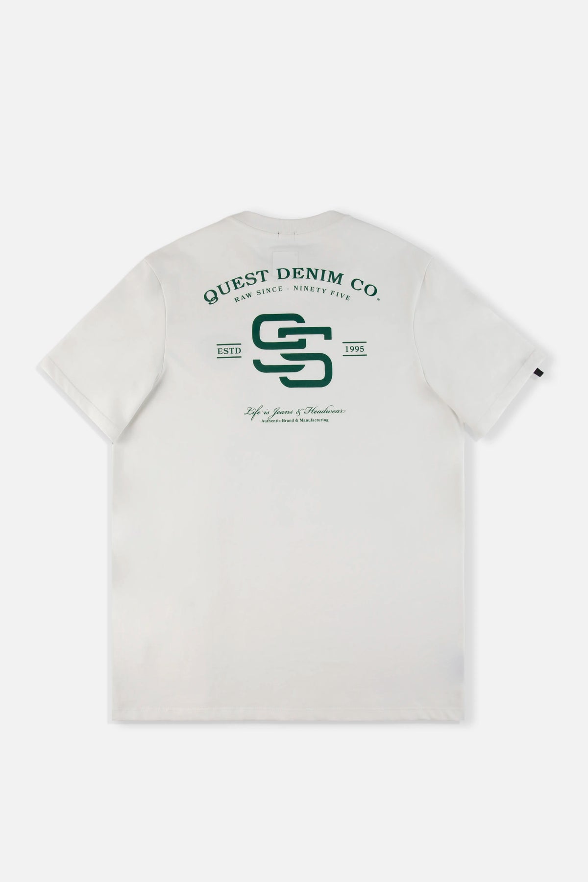 CAMISETA ESPECIAL ESTAMPADO LOCALIZADO COLOR IVORY