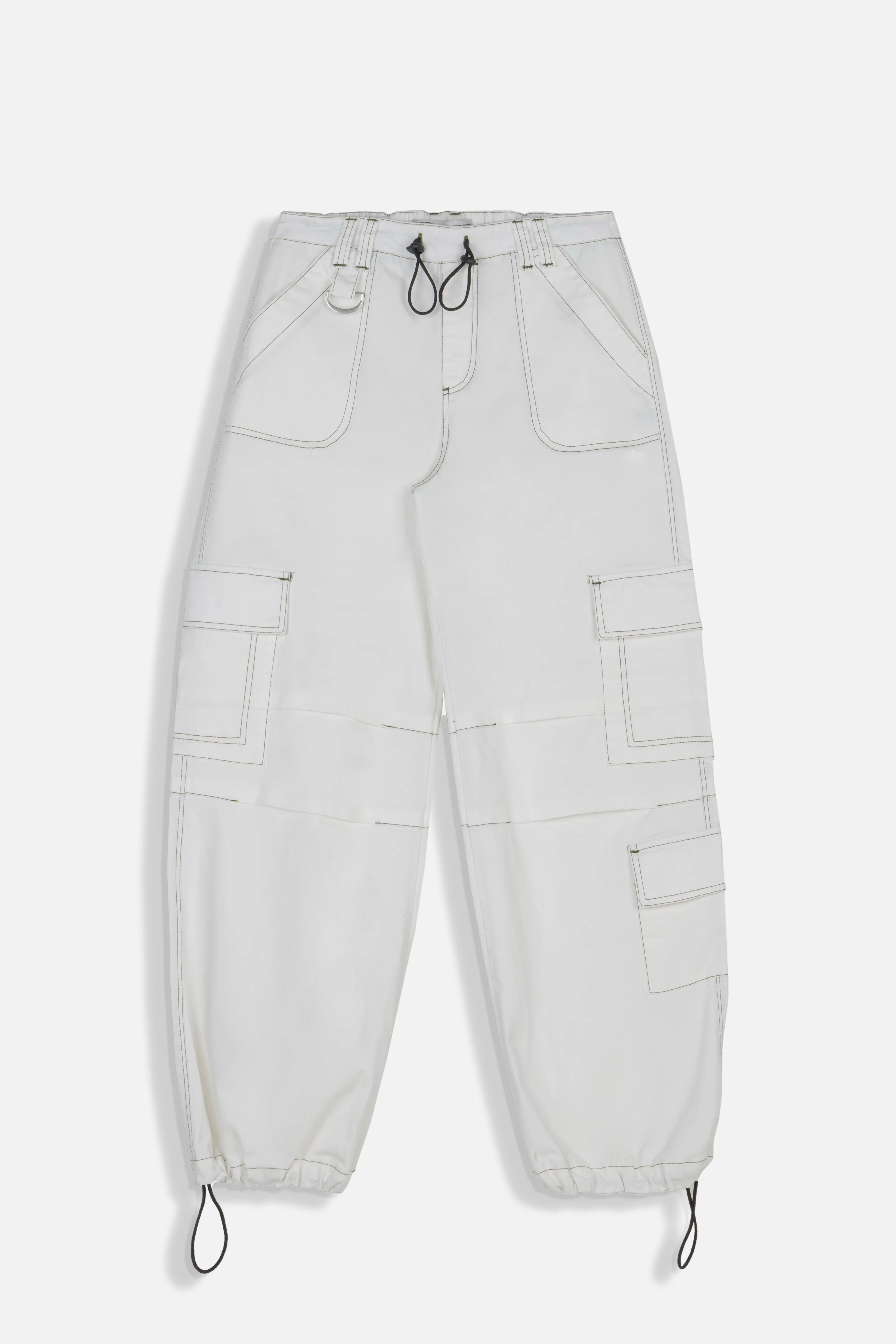 PANTALON CARGO COLOR IVORY