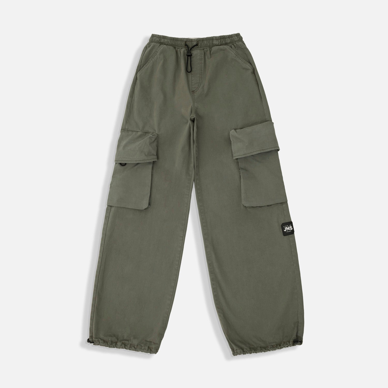 PANTALON CARGO COLOR VERDE IVY