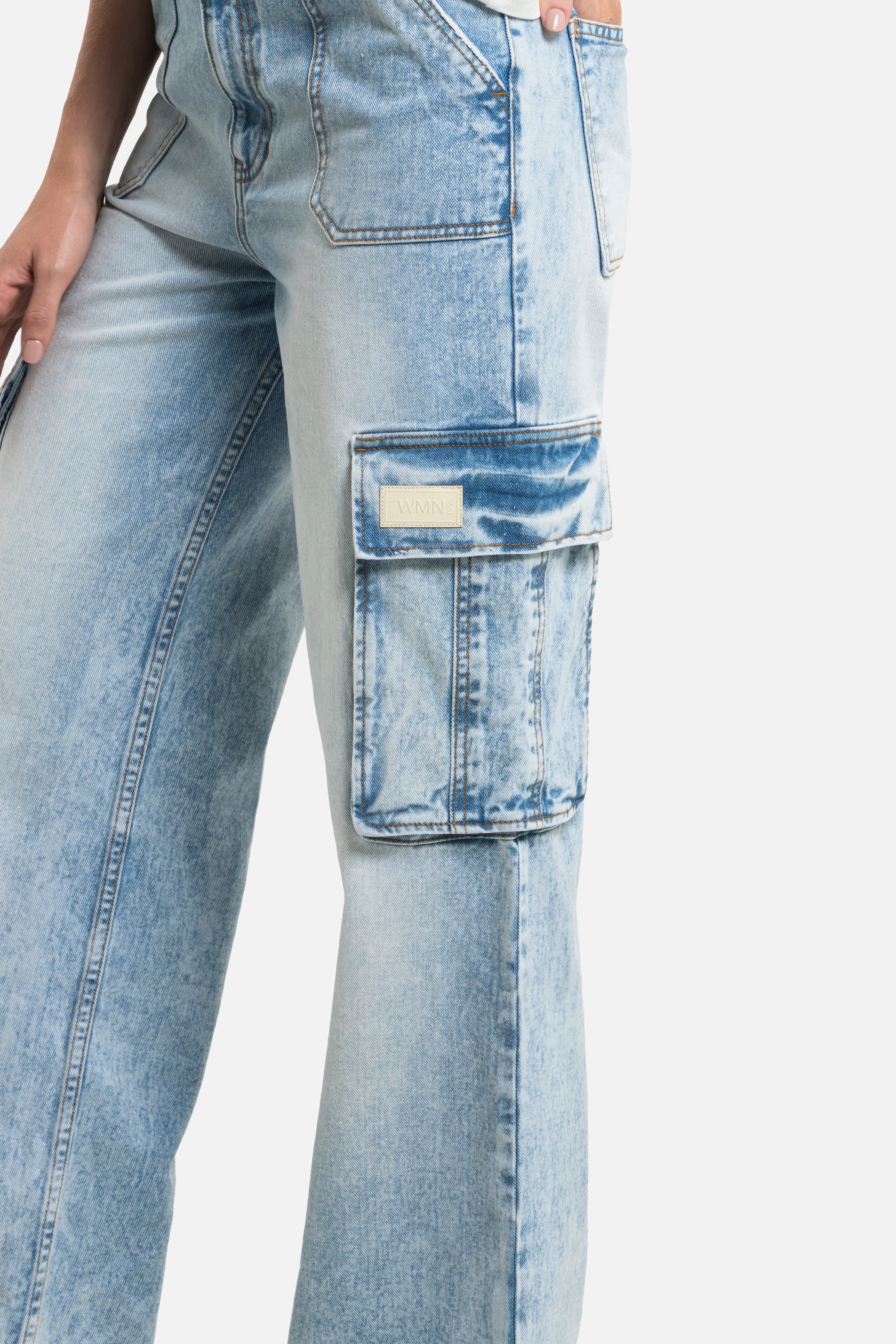 JEAN CARGO COLOR AZUL MEDIO