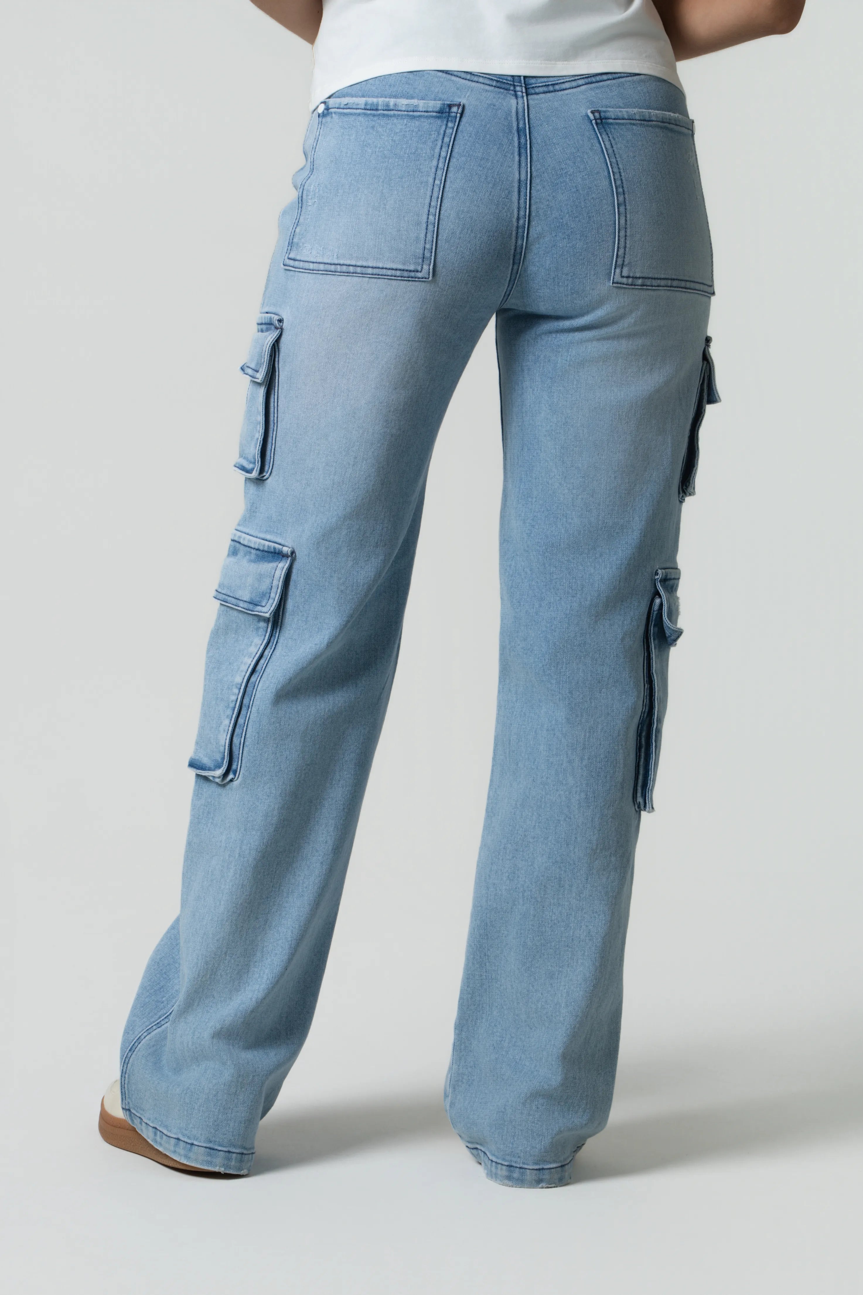 JEAN CARGO COLOR AZUL CLARO