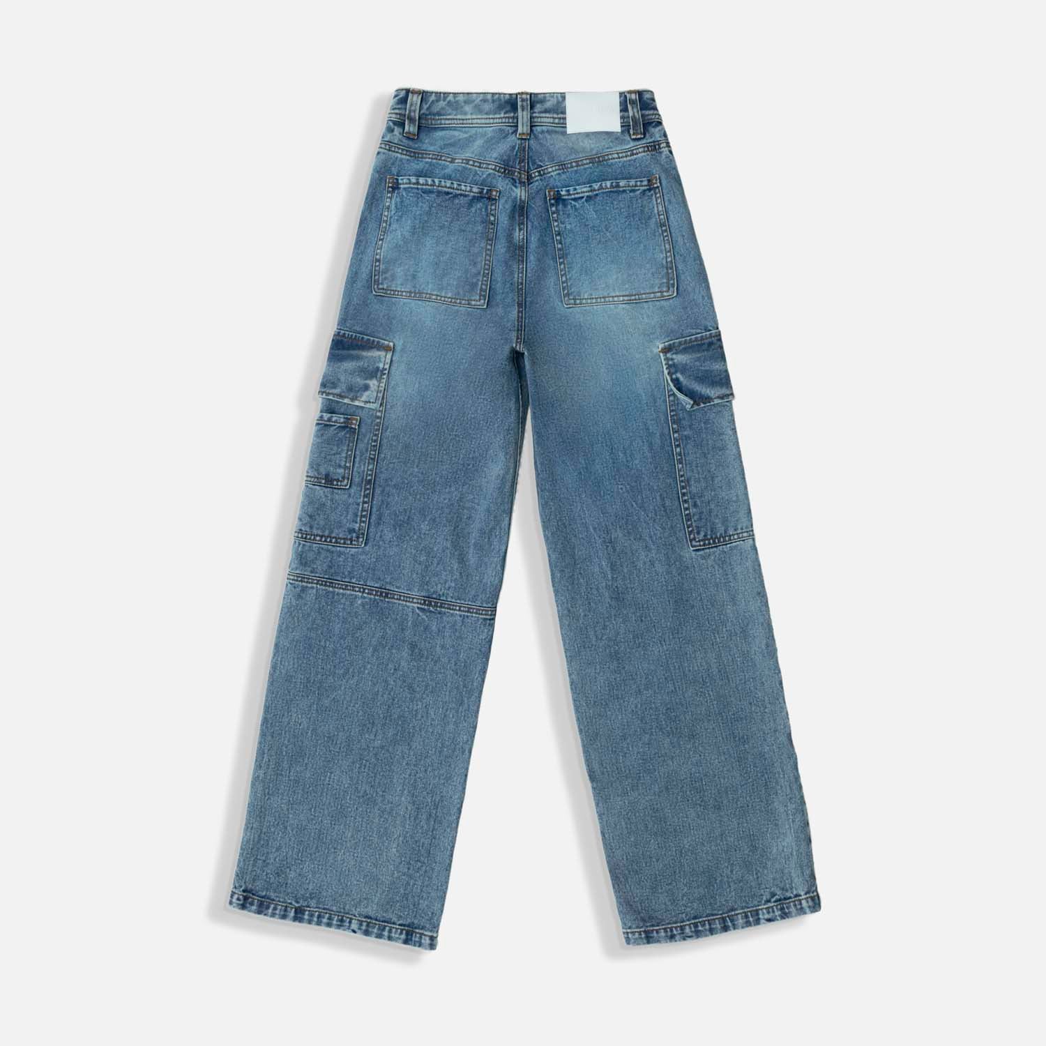 JEAN CARGO COLOR AZUL MEDIO