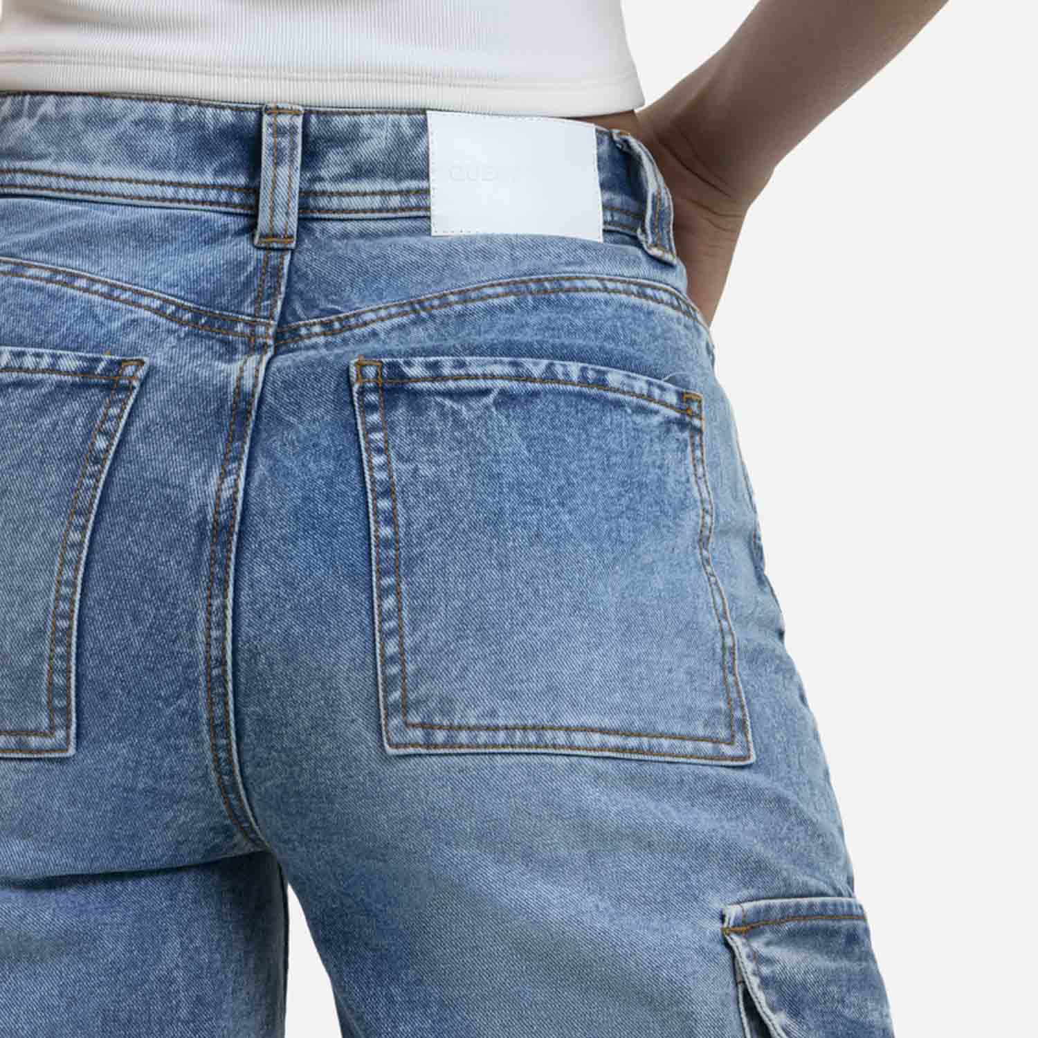 JEAN CARGO COLOR AZUL MEDIO