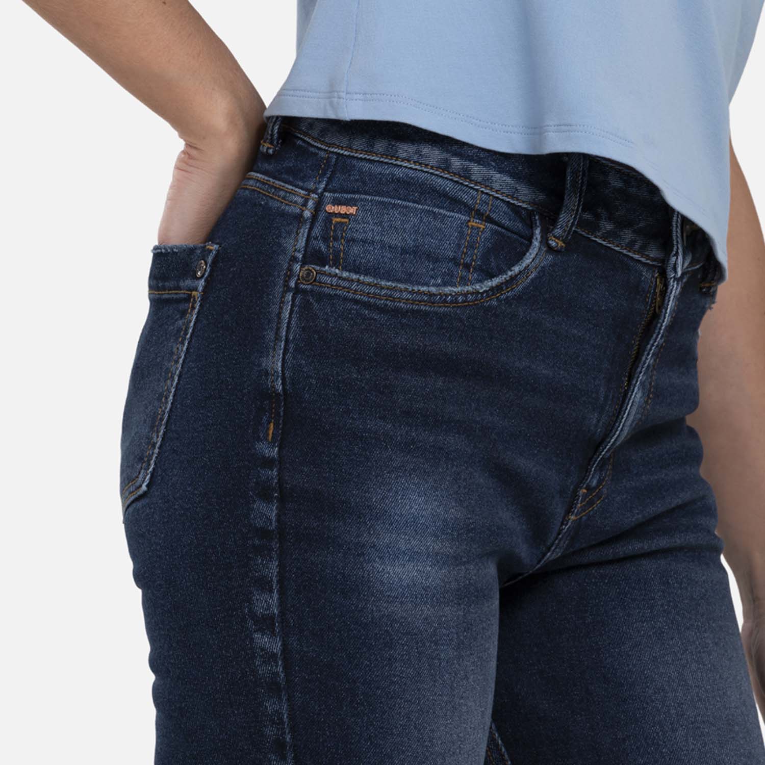 JEAN 5 BOLSILLOS COLOR AZUL OSCURO