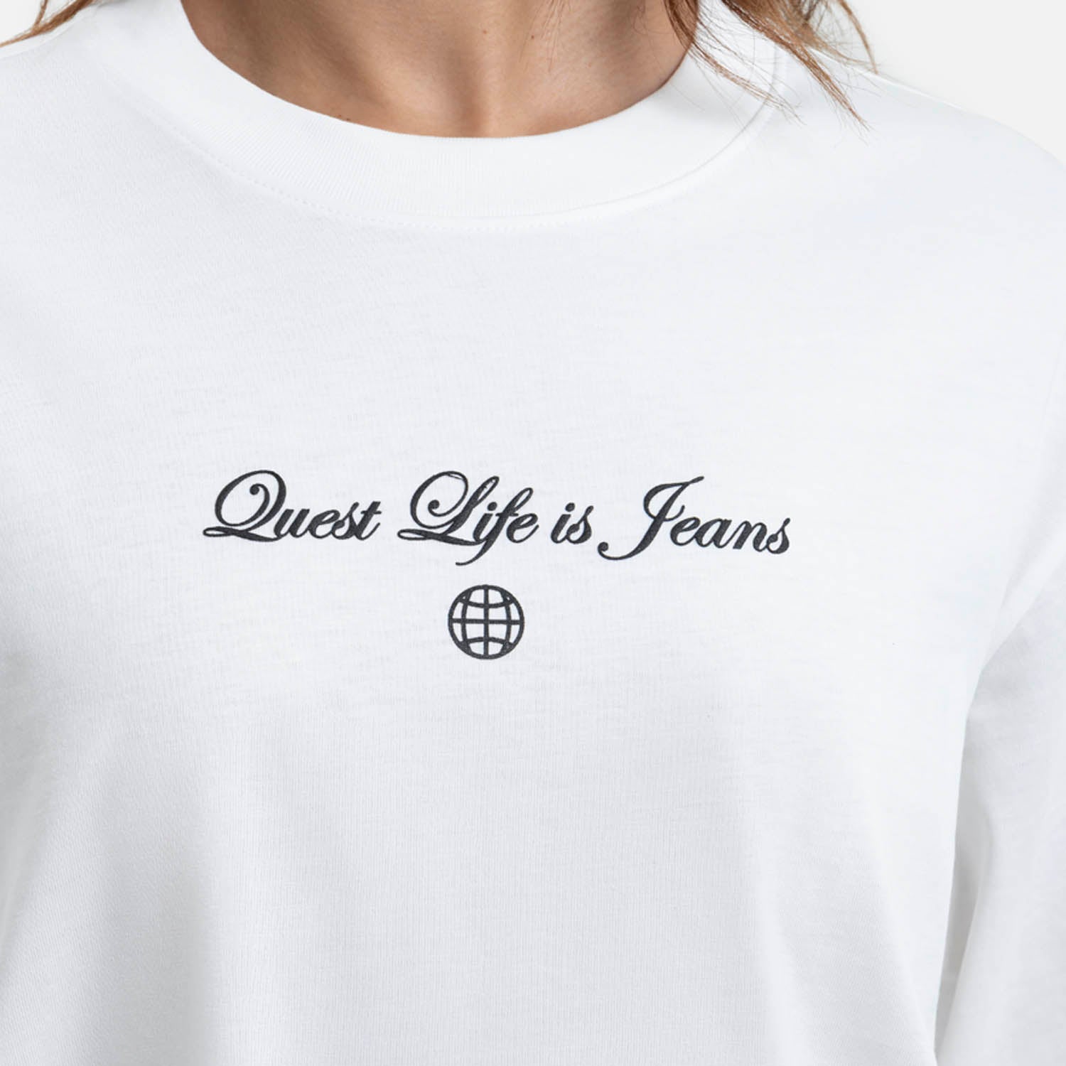 CAMISETA MANGA CORTA COLOR IVORY