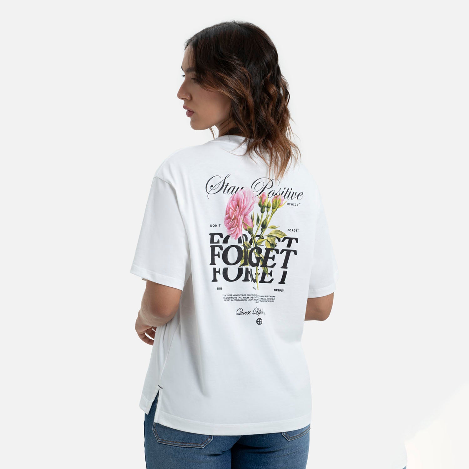 CAMISETA MANGA CORTA COLOR IVORY