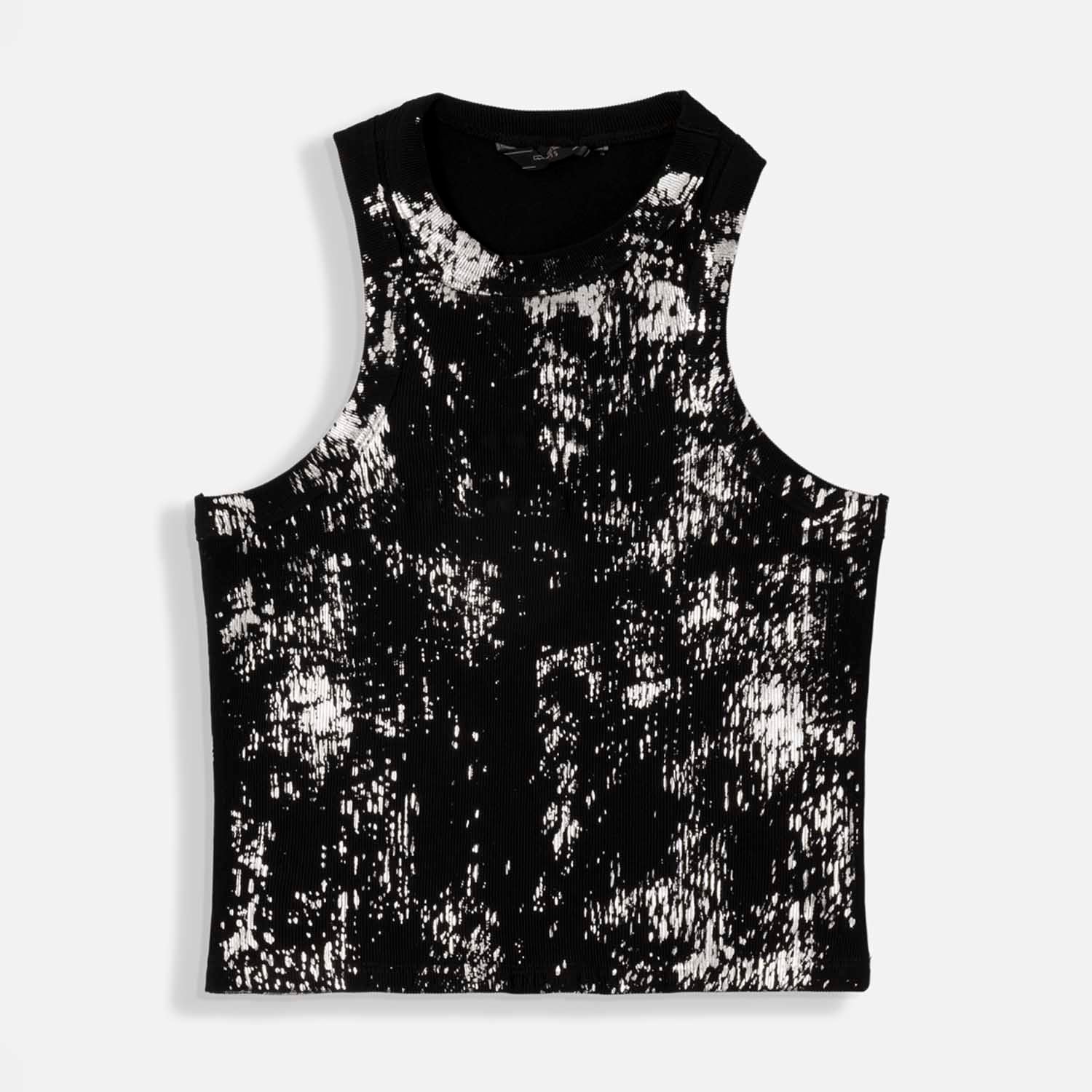 CAMISETA MANGA SISA COLOR NEGRO