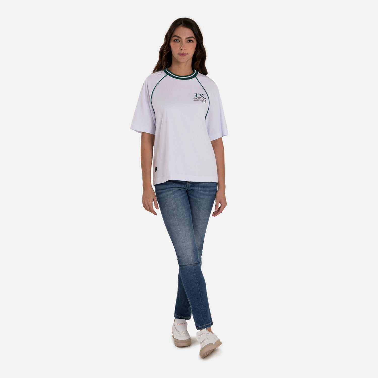 CAMISETA MANGA CORTA COLOR BLANCO OPTICO