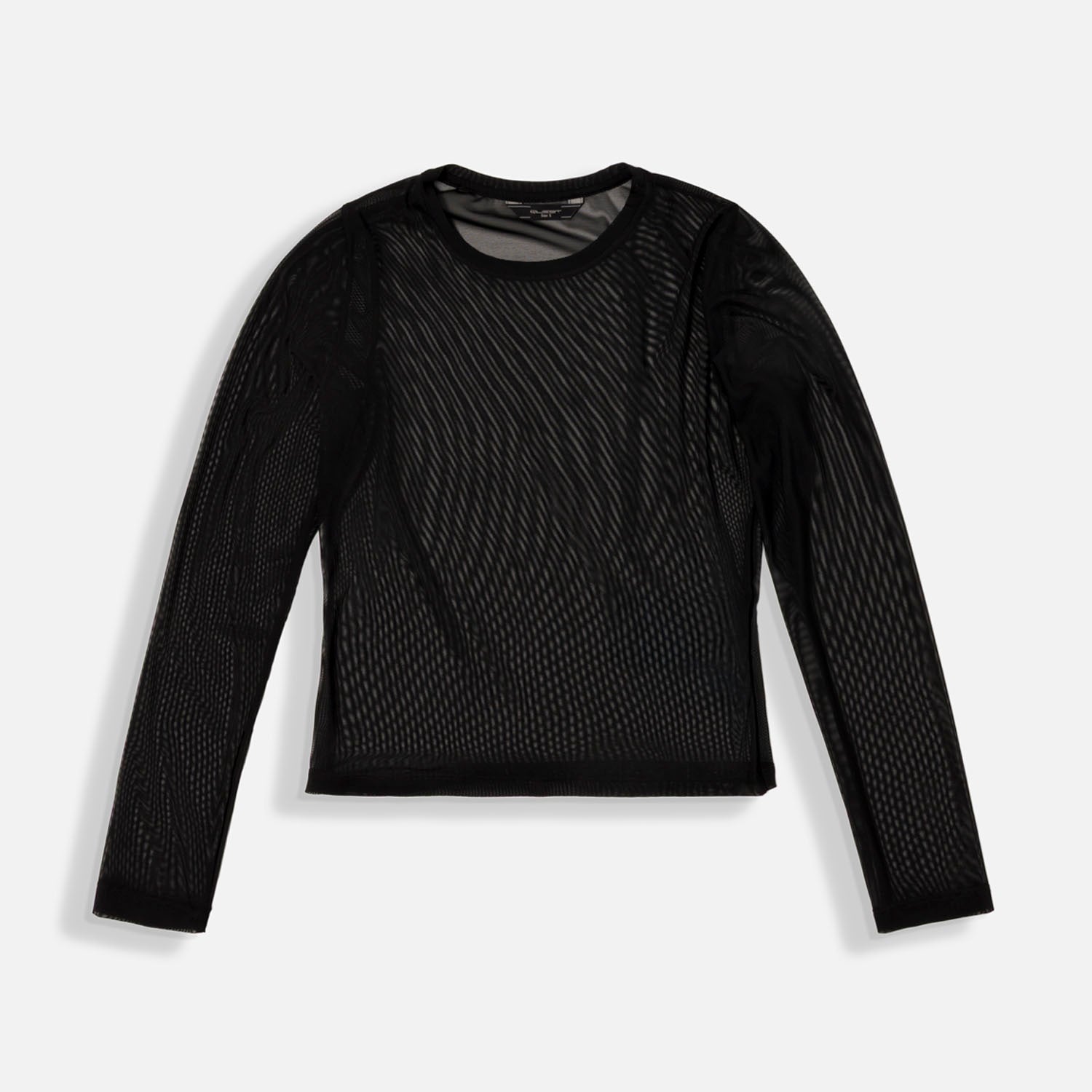 CAMISETA MANGA LARGA COLOR NEGRO