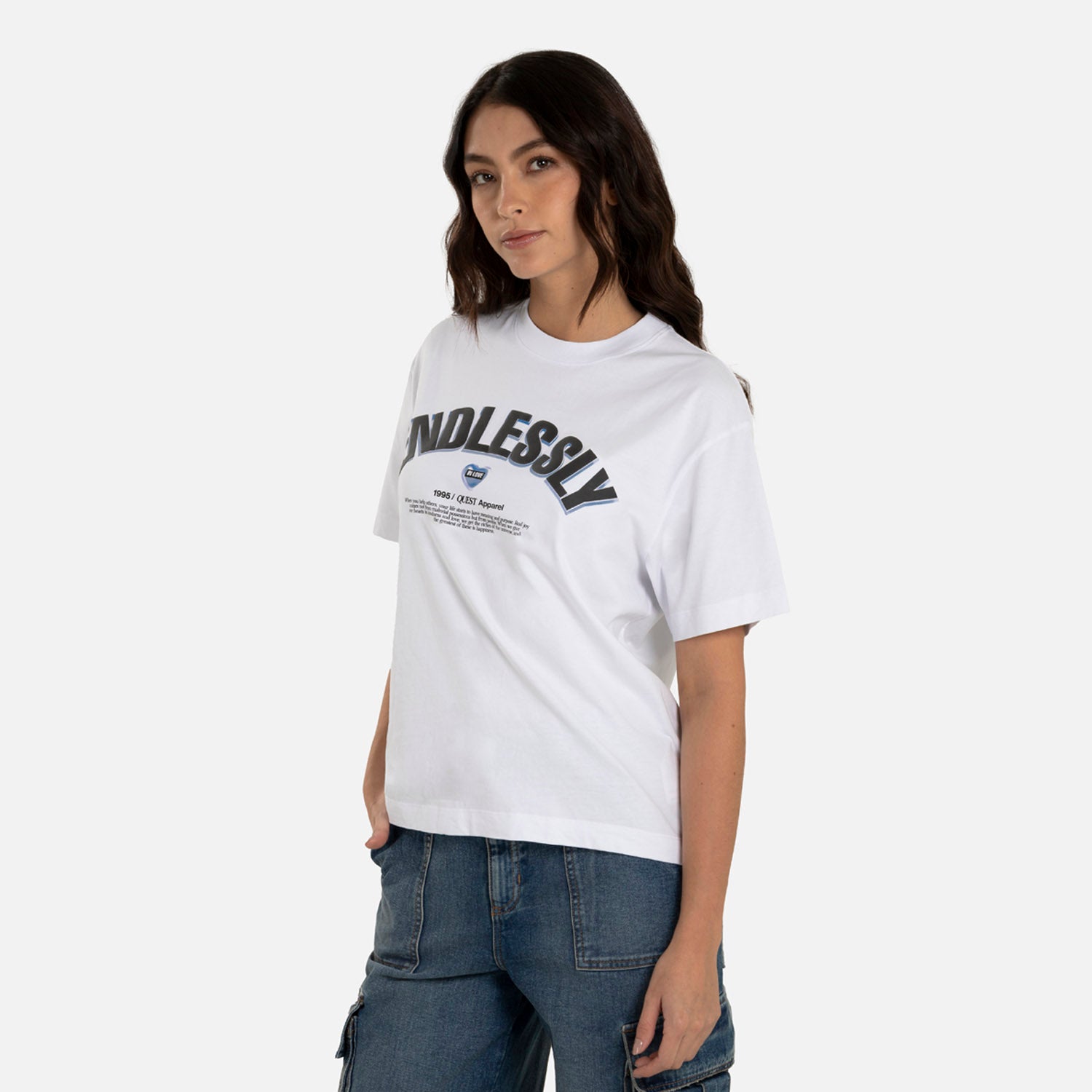 CAMISETA MANGA CORTA COLOR BLANCO OPTICO