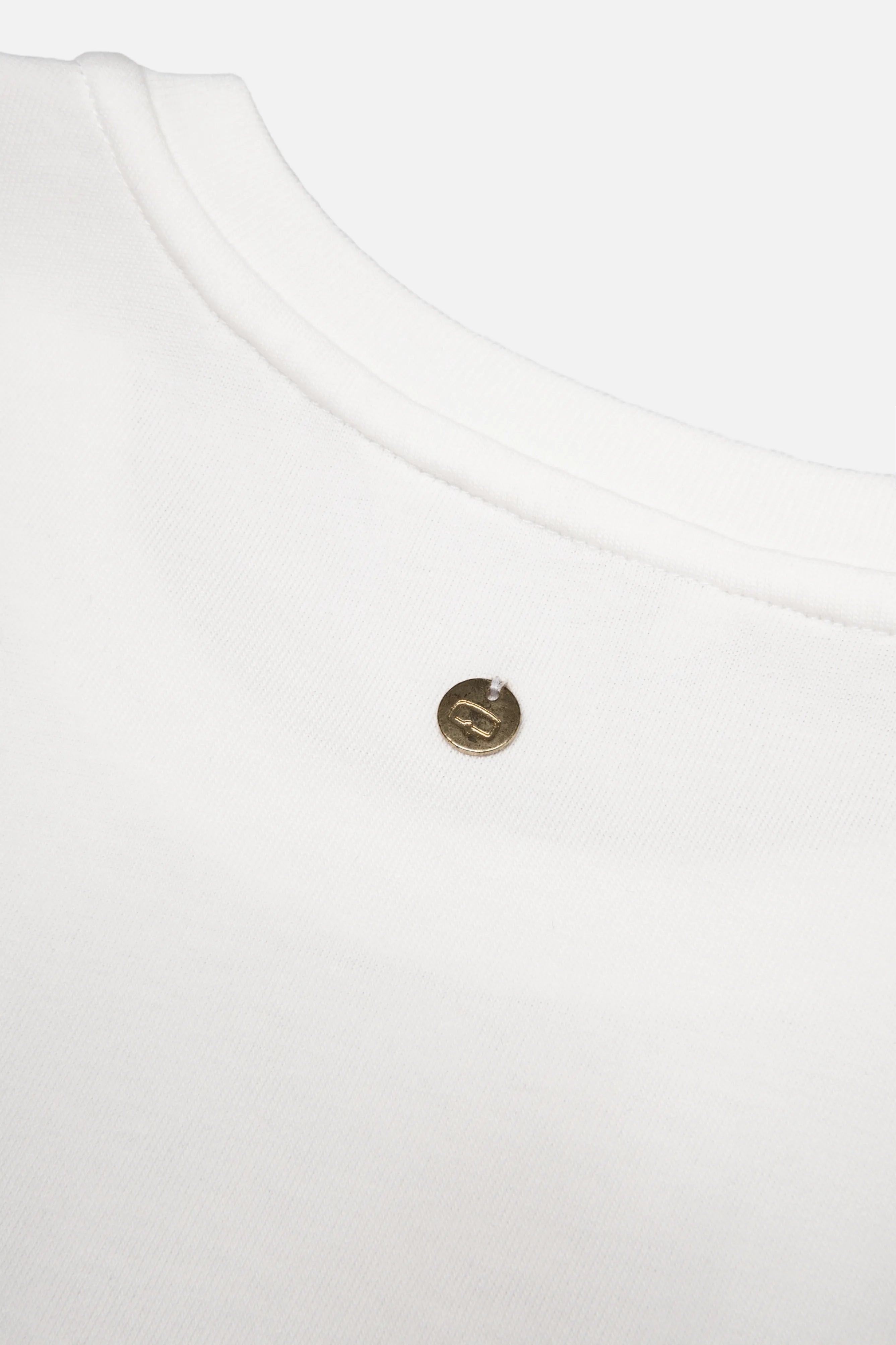 CAMISETA MANGA CORTA COLOR IVORY