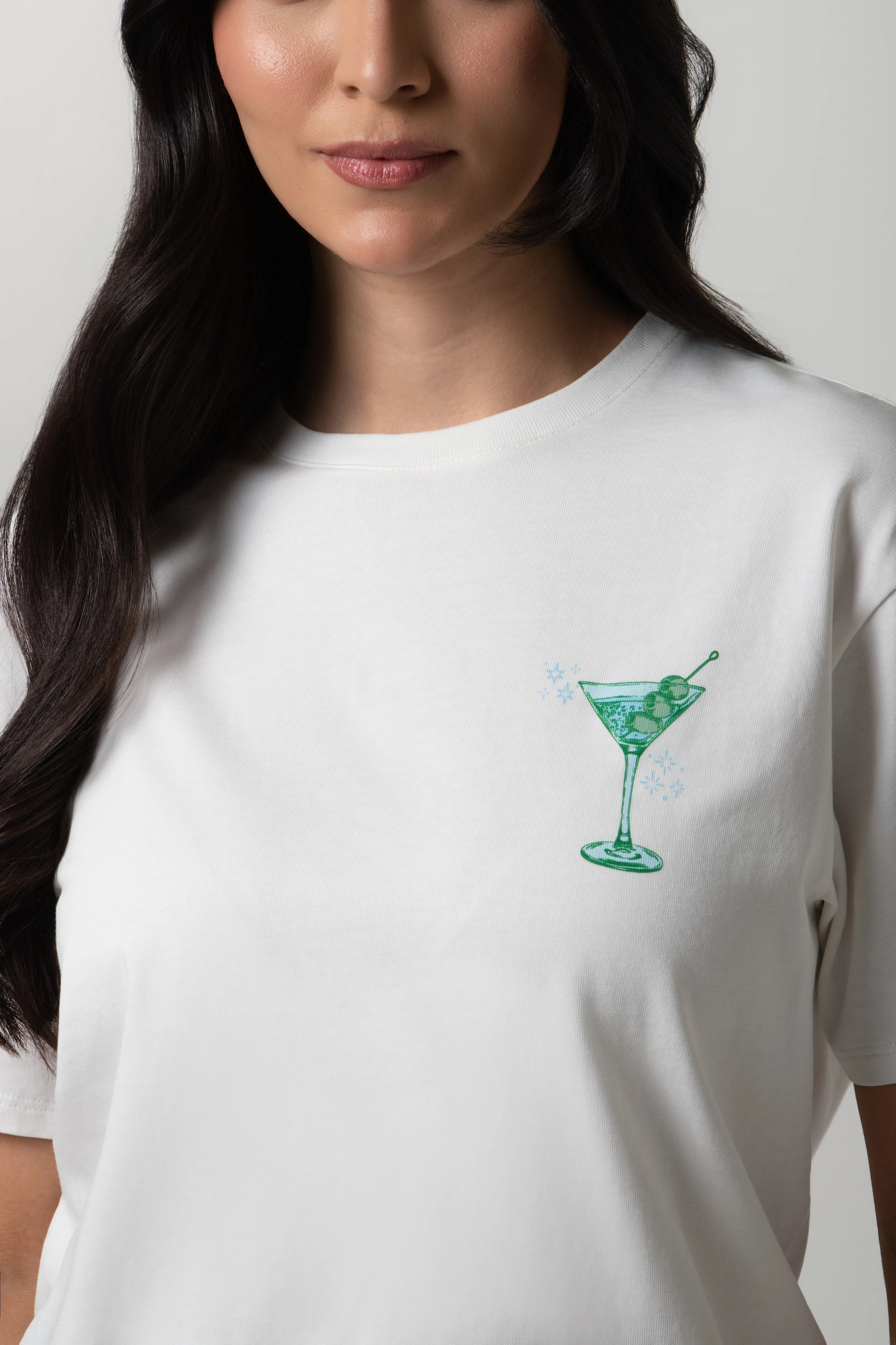 CAMISETA MANGA CORTA COLOR IVORY