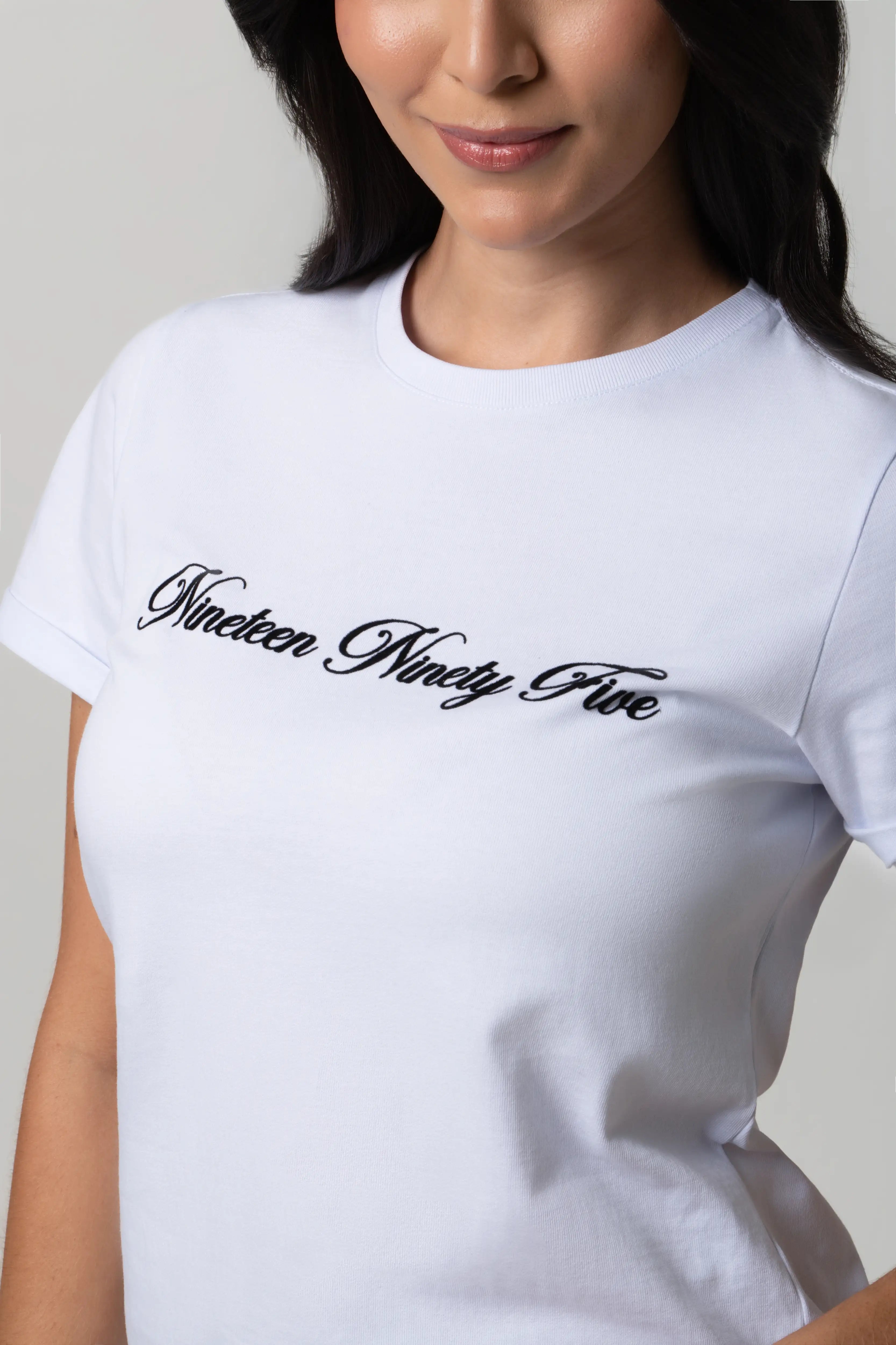 CAMISETA MANGA CORTA COLOR BLANCO OPTICO