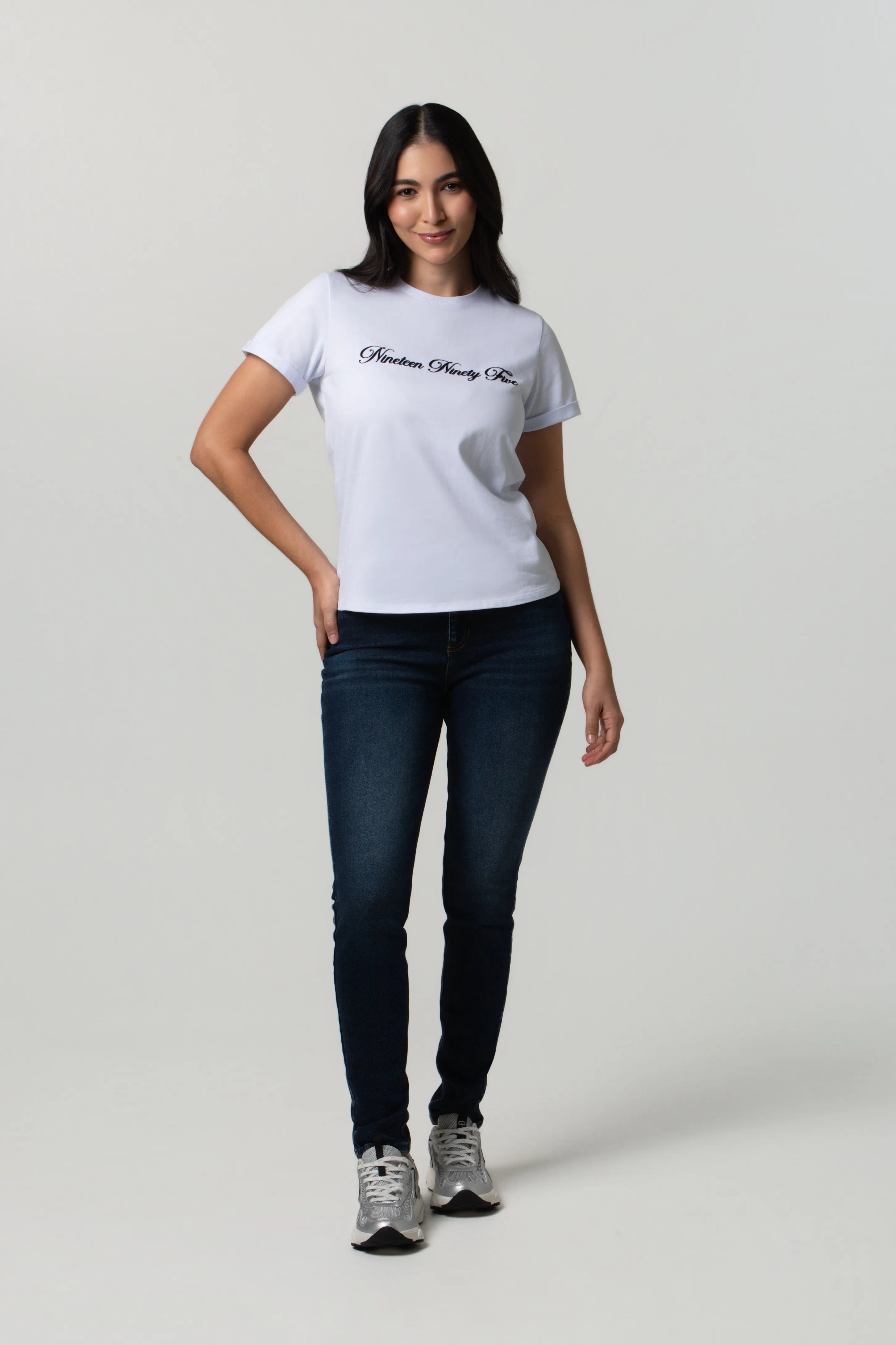 CAMISETA MANGA CORTA COLOR BLANCO OPTICO