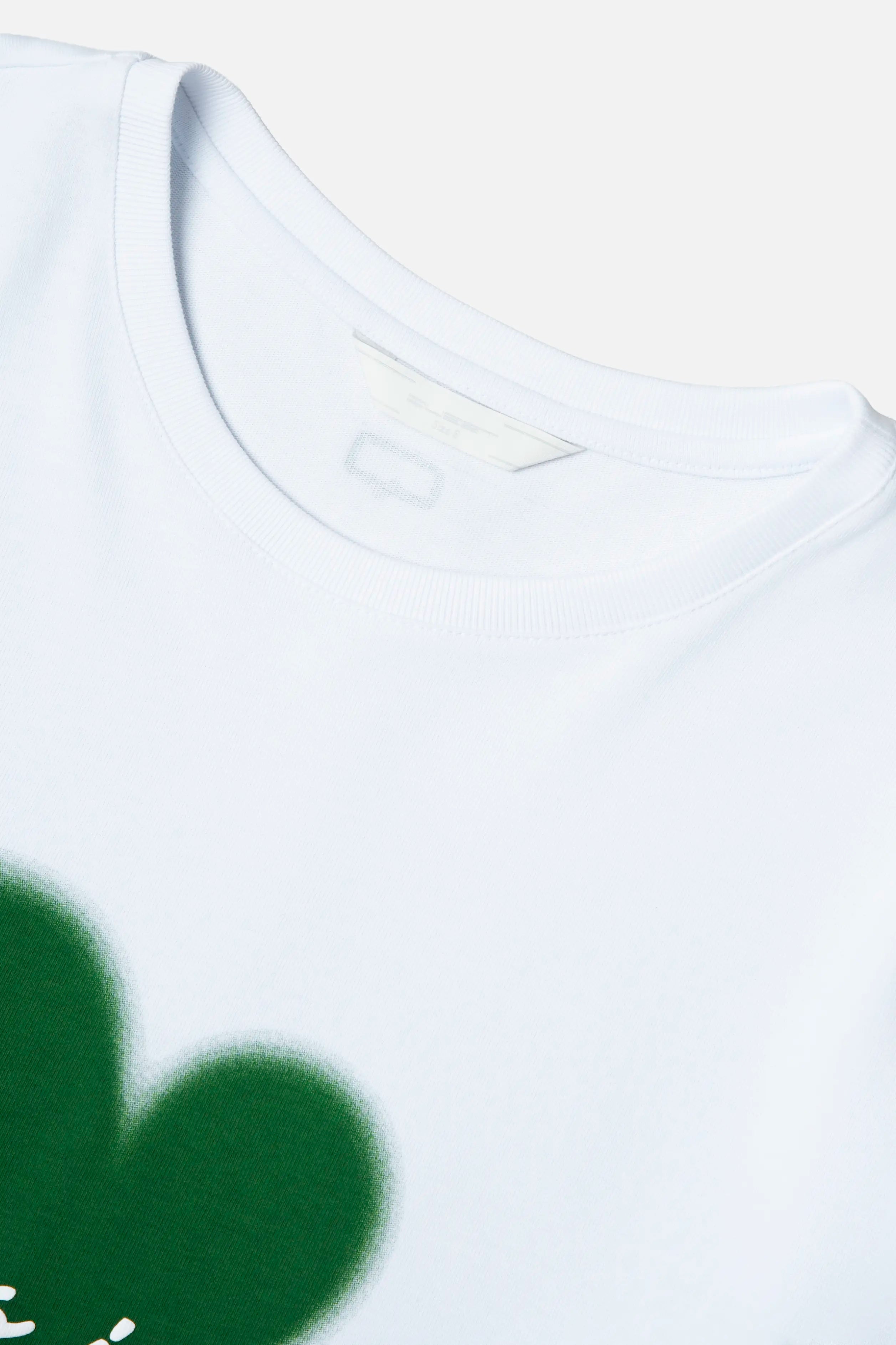 CAMISETA MANGA CORTA COLOR BLANCO OPTICO