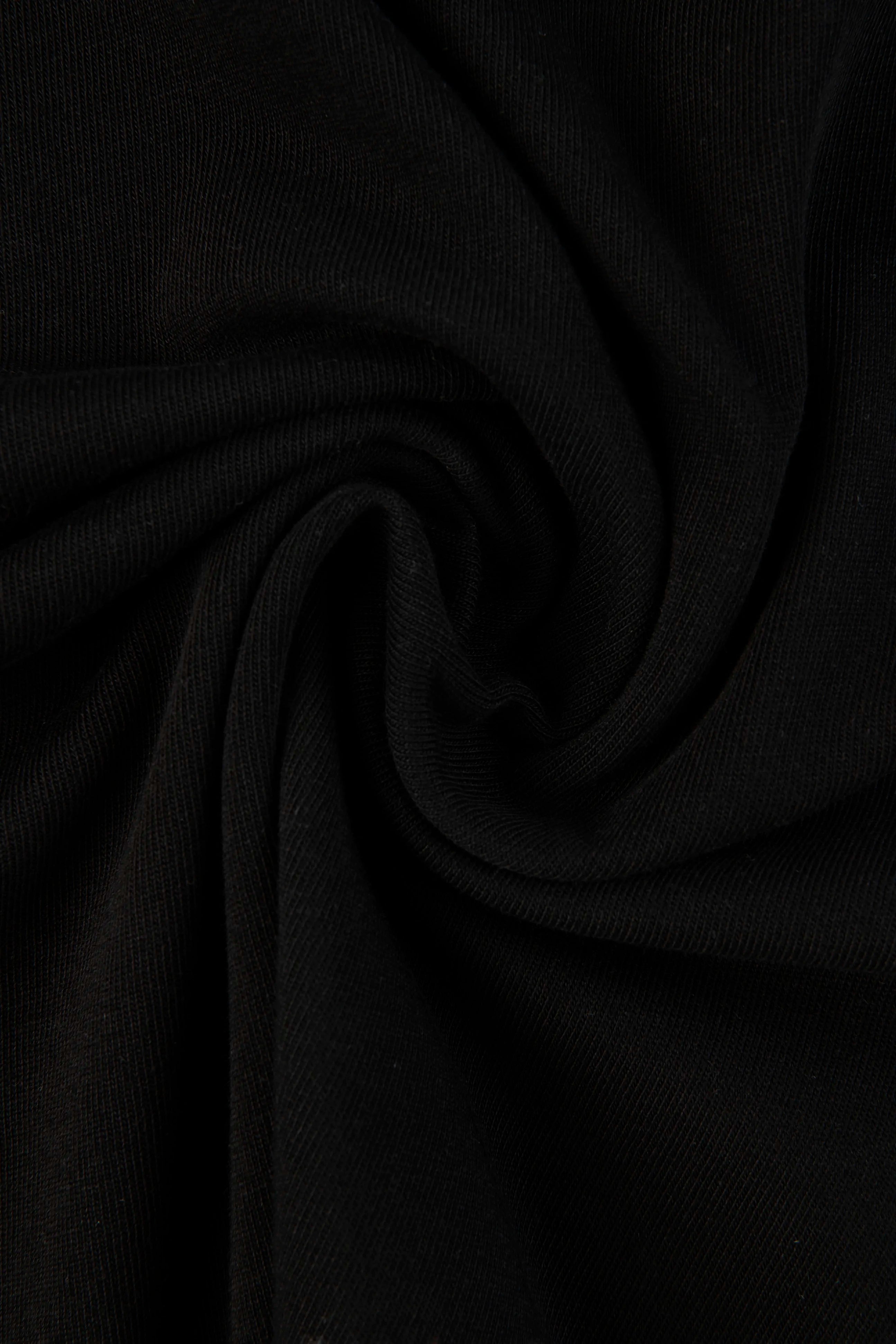 CAMISETA MANGA CORTA COLOR NEGRO