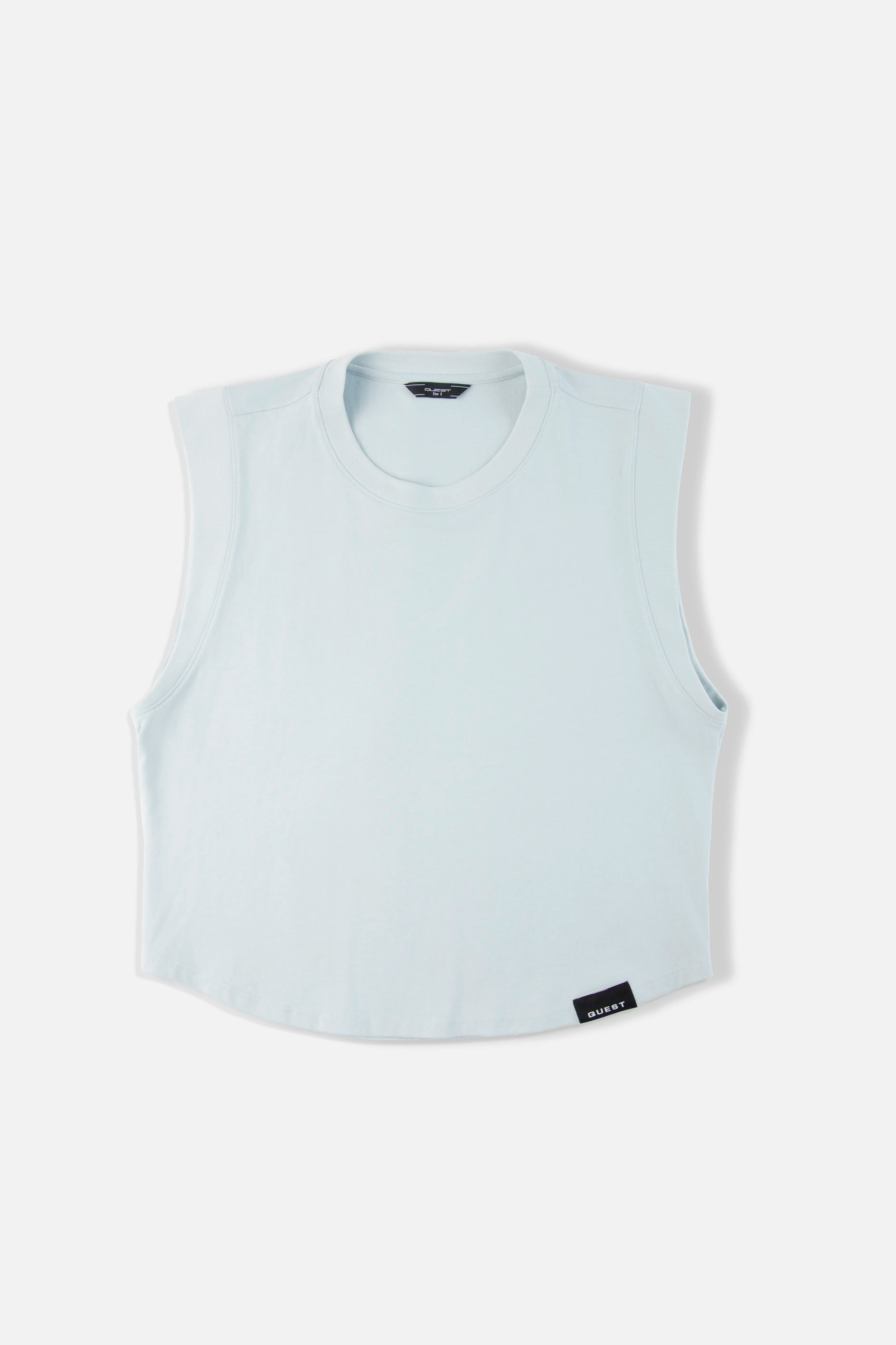 CAMISETA MANGA CORTA COLOR BABY BLUE