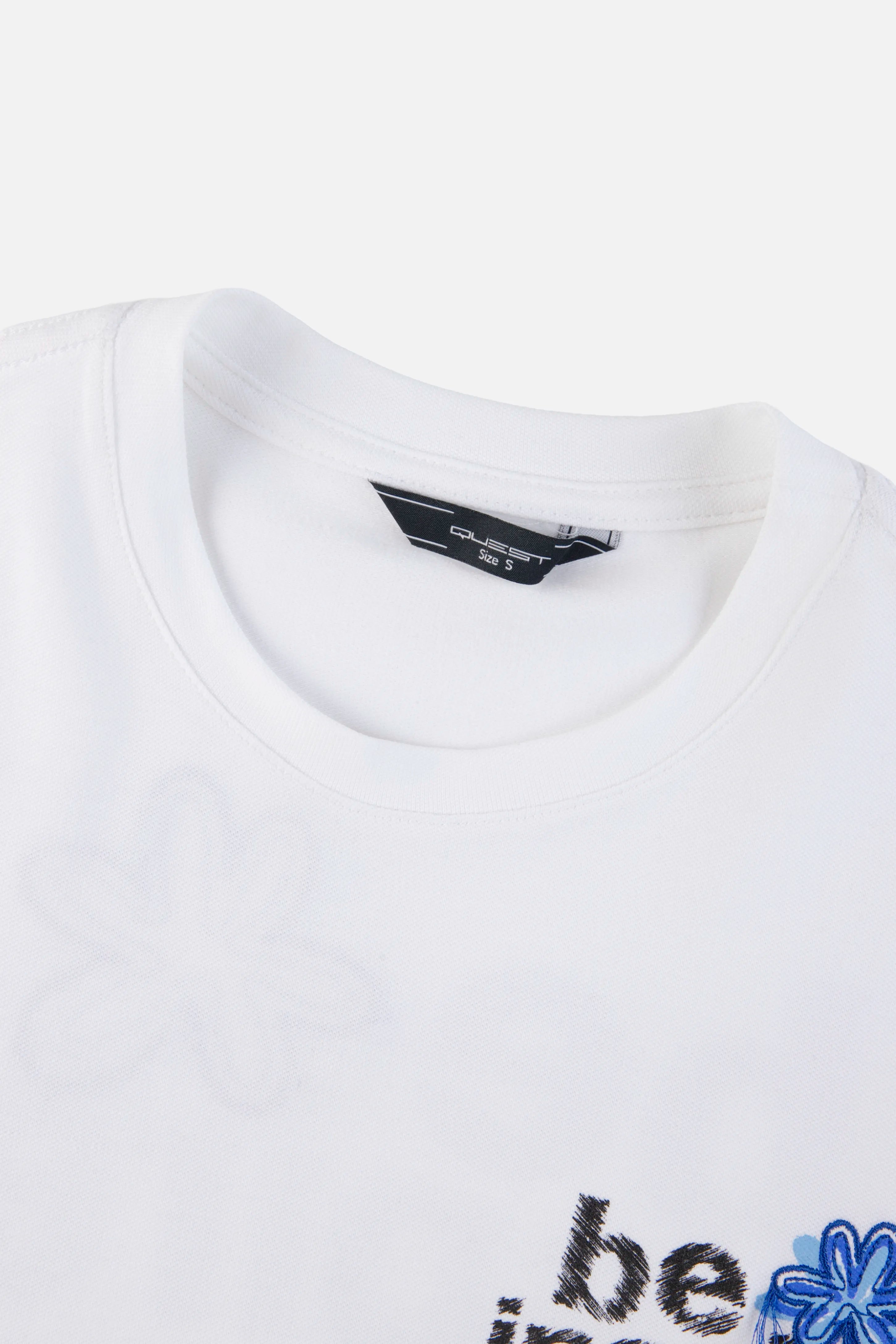 CAMISETA MANGA CORTA COLOR BLANCO BLANCO