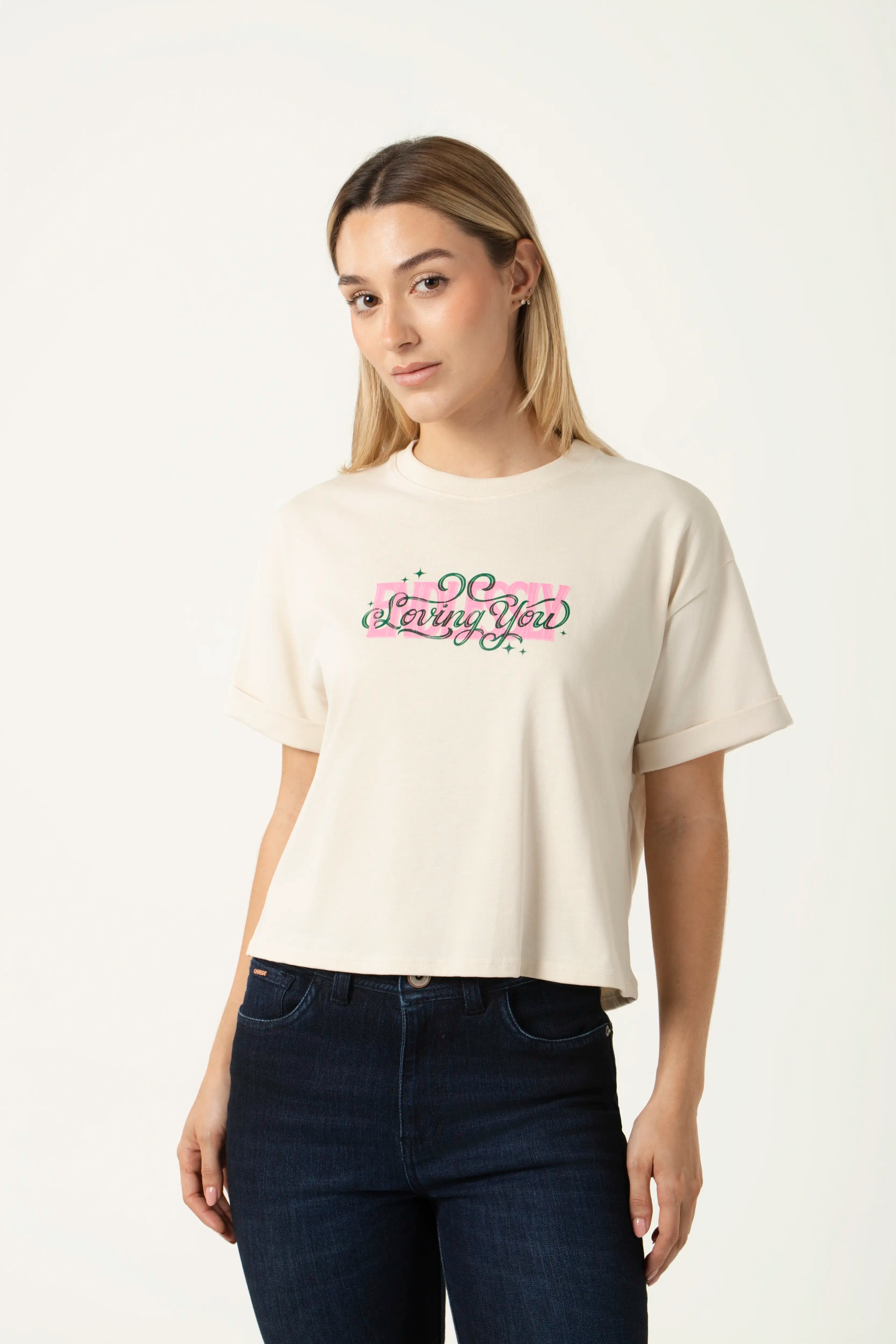 CAMISETA MANGA CORTA COLOR WHITECAP GRAY