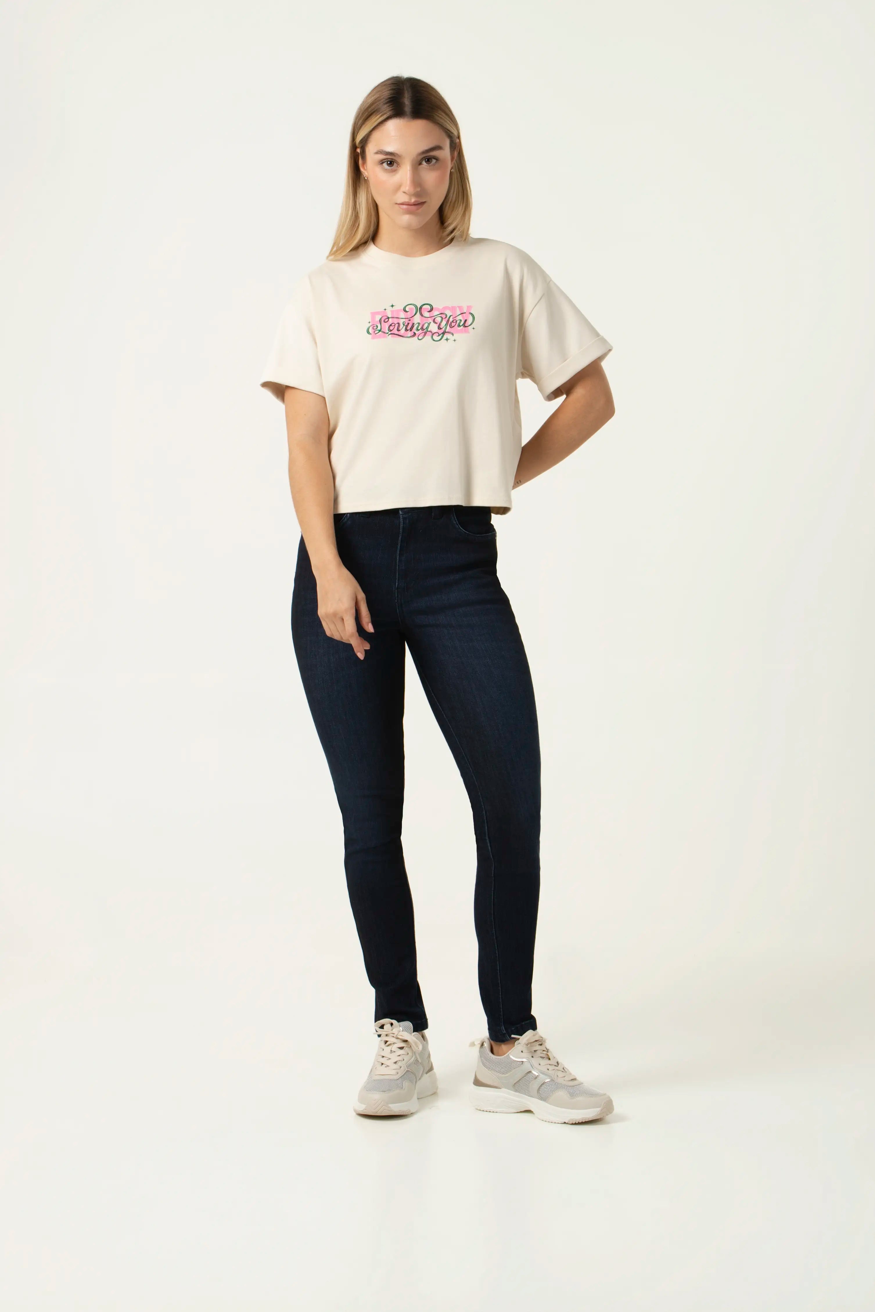 CAMISETA MANGA CORTA COLOR WHITECAP GRAY