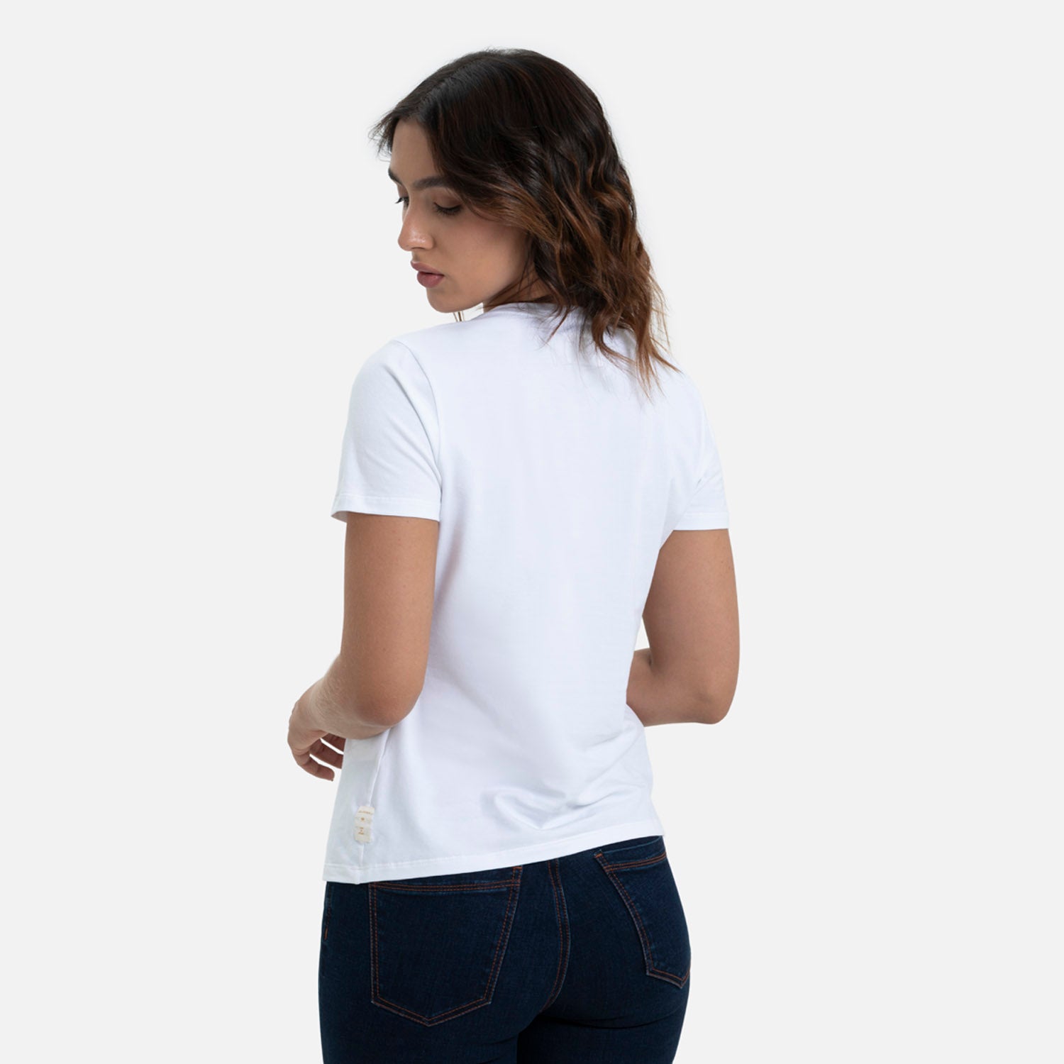 CAMISETA PREMIUM MANGA CORTA COLOR BLANCO OPTICO