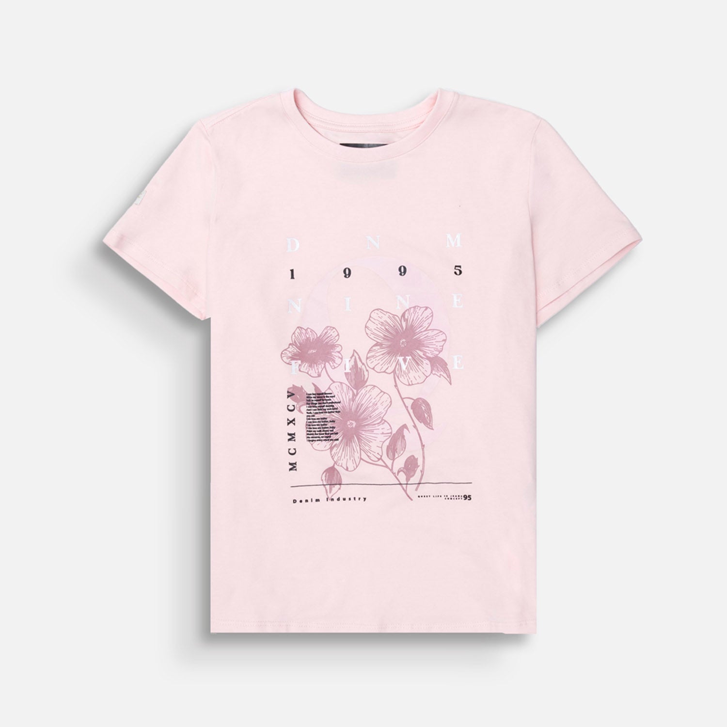 CAMISETA PREMIUM MANGA CORTA COLOR ROSADO FRESA