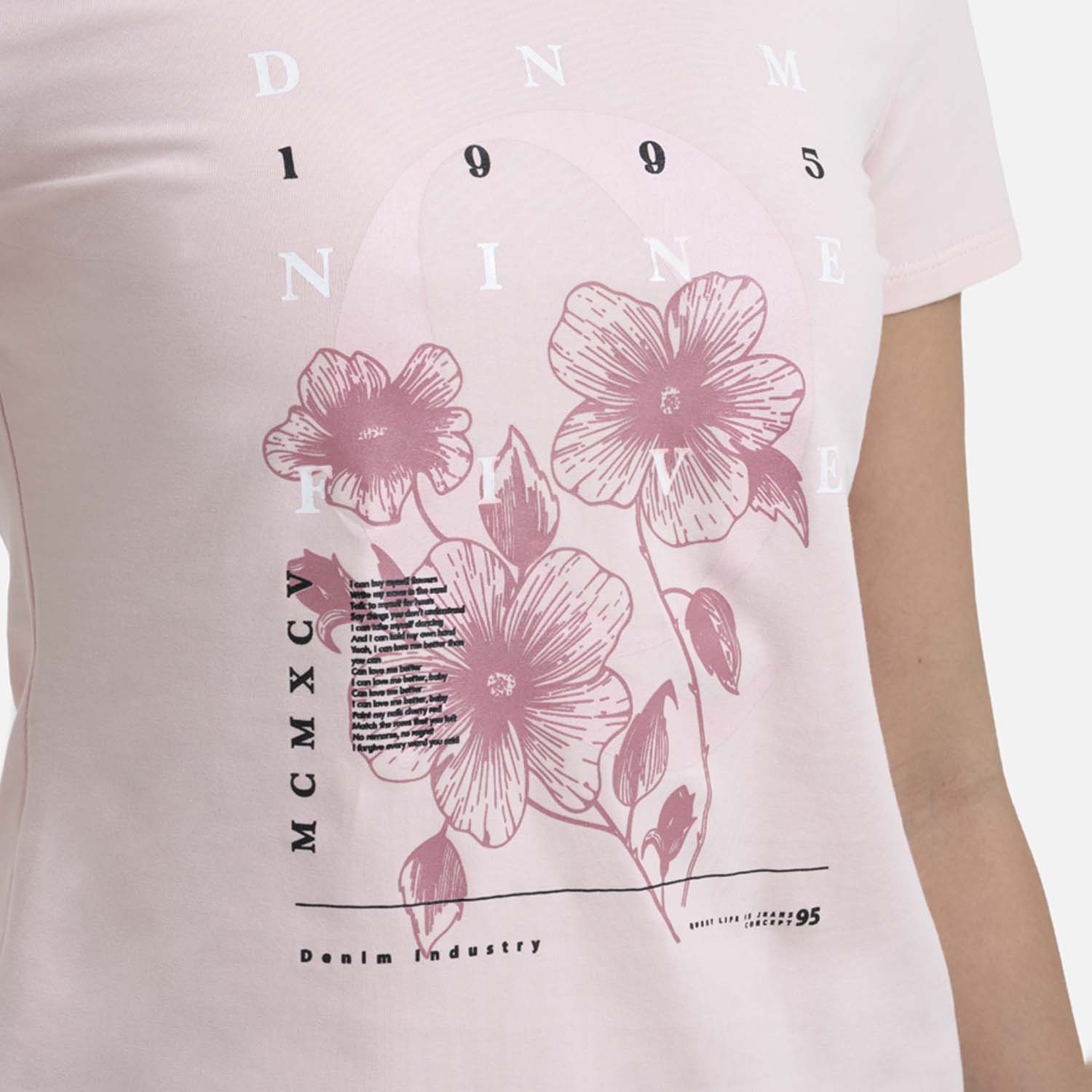 CAMISETA PREMIUM MANGA CORTA COLOR ROSADO FRESA