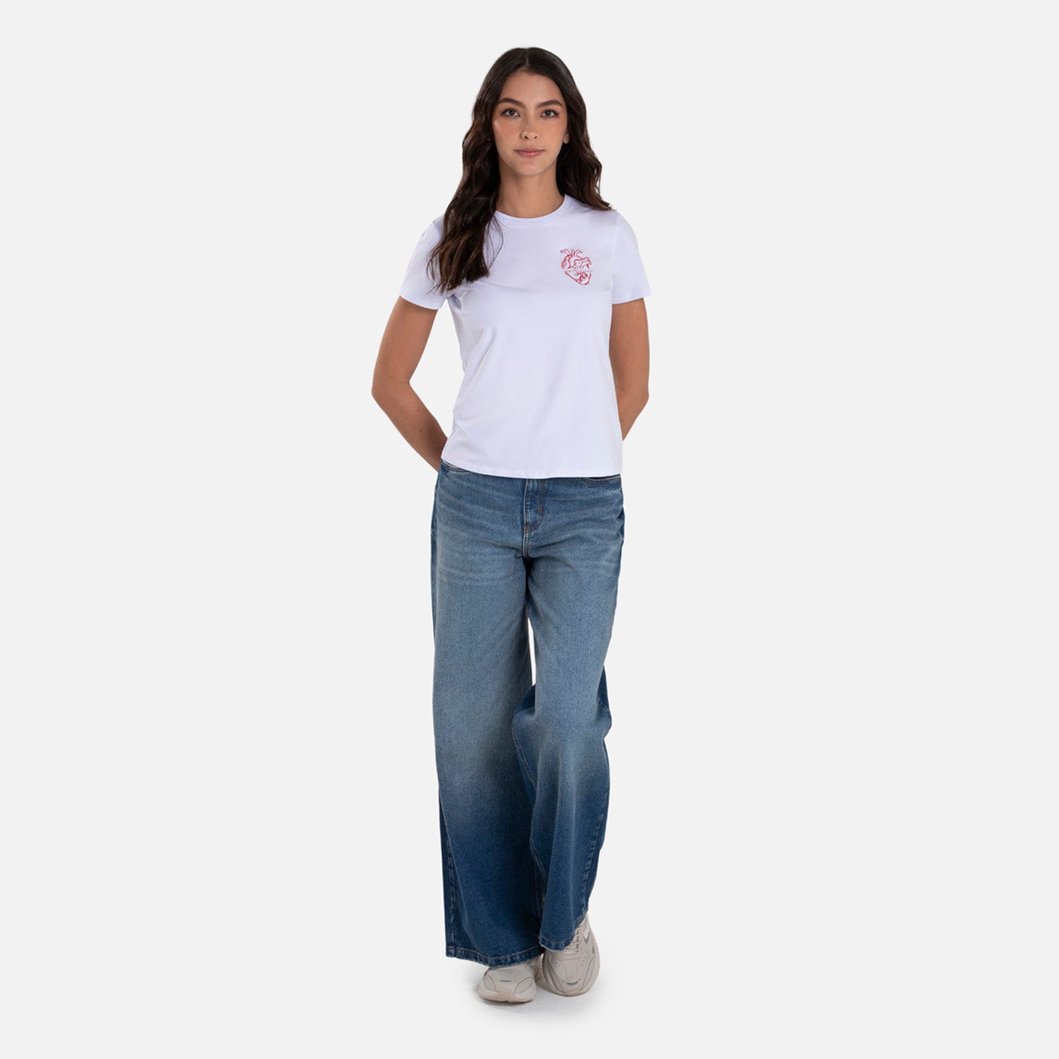 CAMISETA PREMIUM MANGA CORTA COLOR BLANCO OPTICO