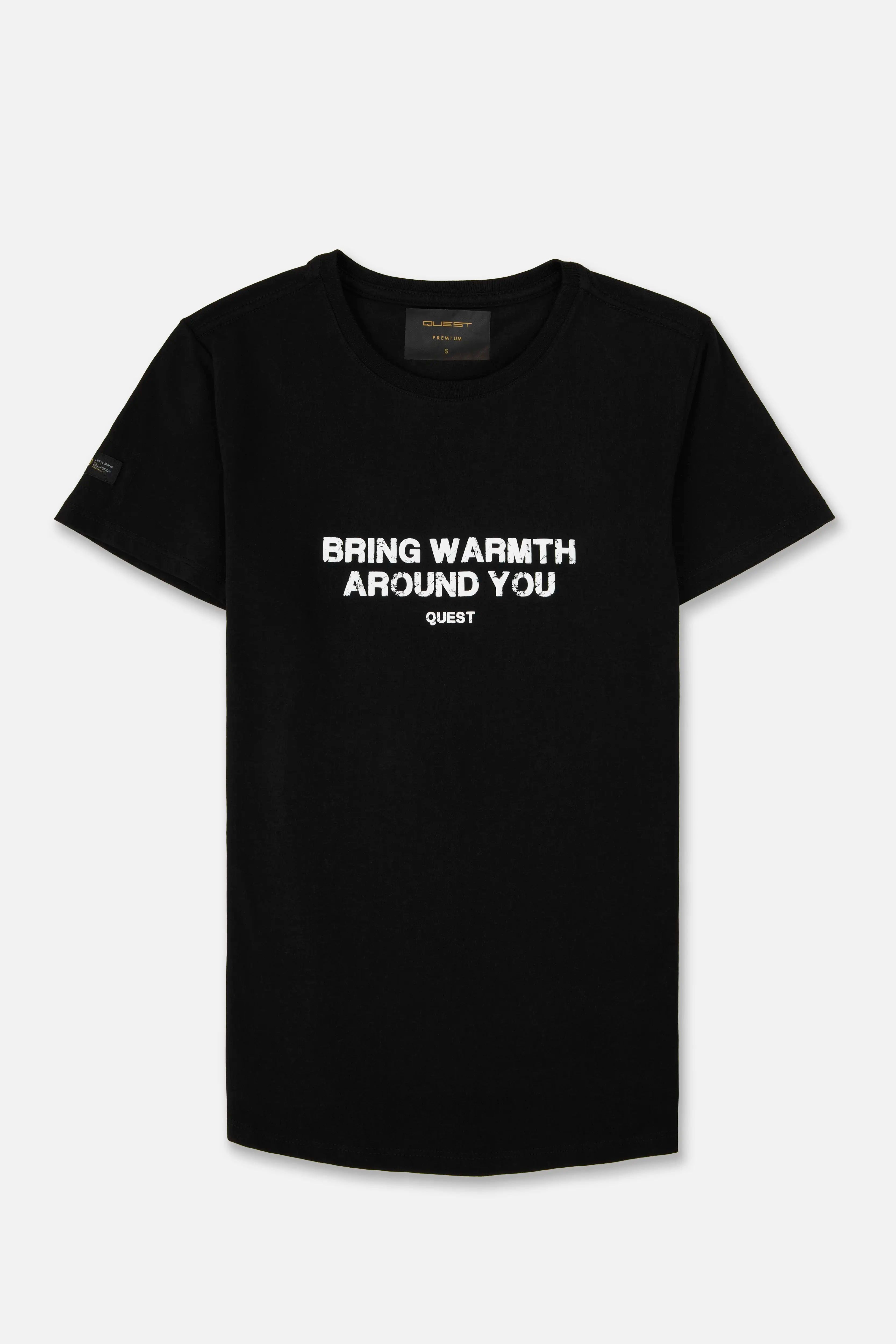 CAMISETA PREMIUM MANGA CORTA COLOR NEGRO