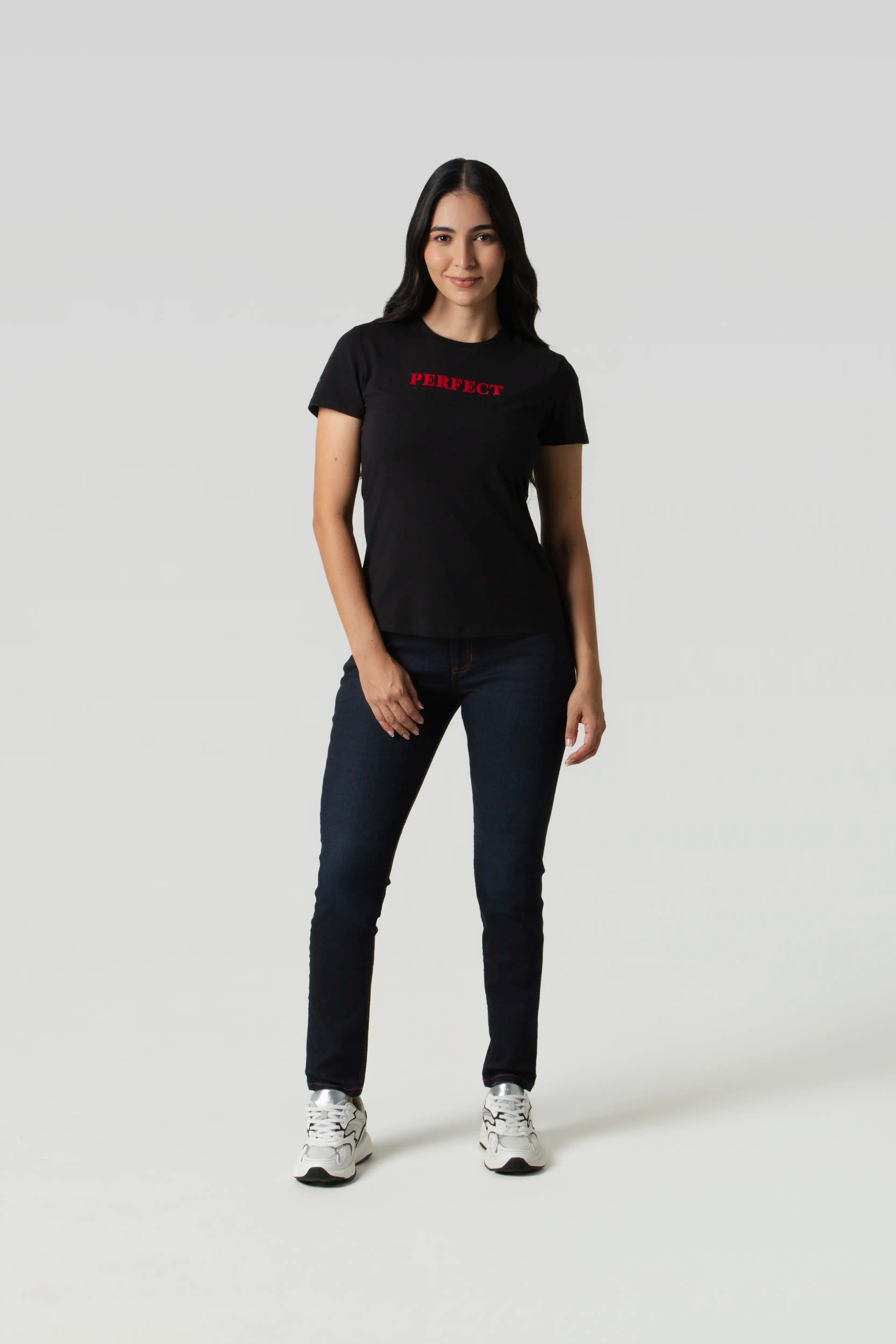 CAMISETA PREMIUM MANGA CORTA COLOR NEGRO