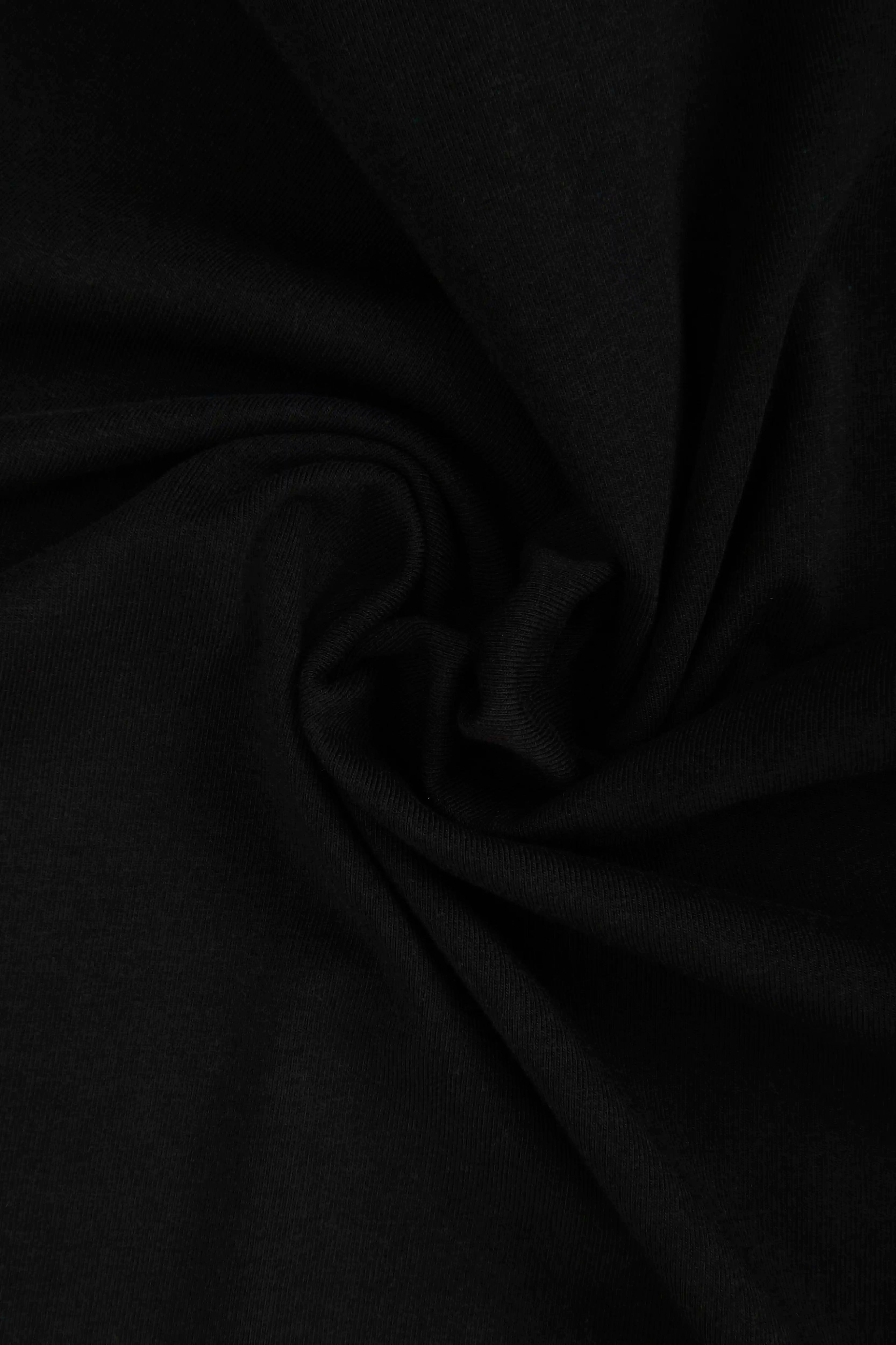 CAMISETA PREMIUM MANGA CORTA COLOR NEGRO