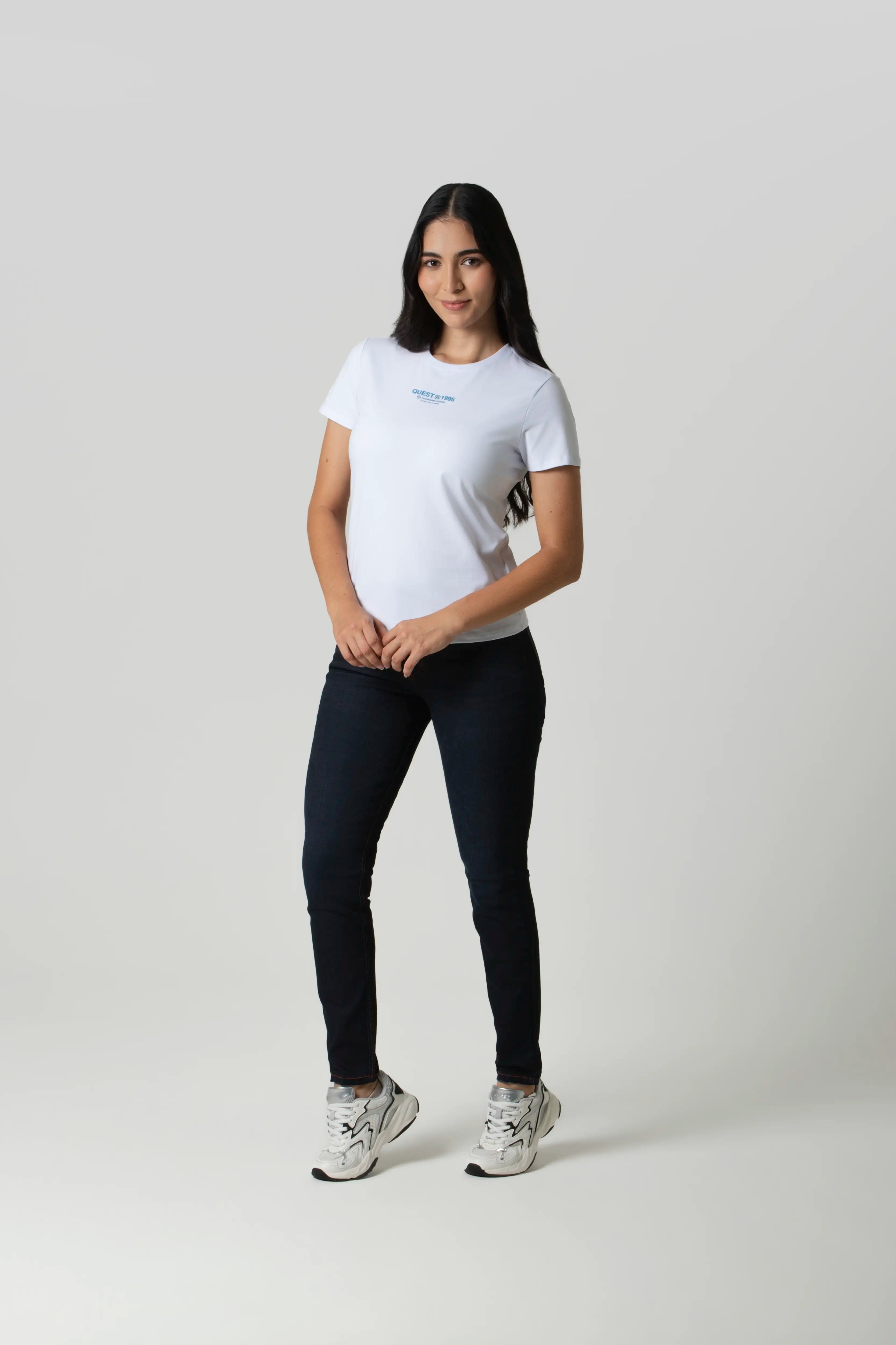 CAMISETA PREMIUM MANGA CORTA COLOR BLANCO OPTICO