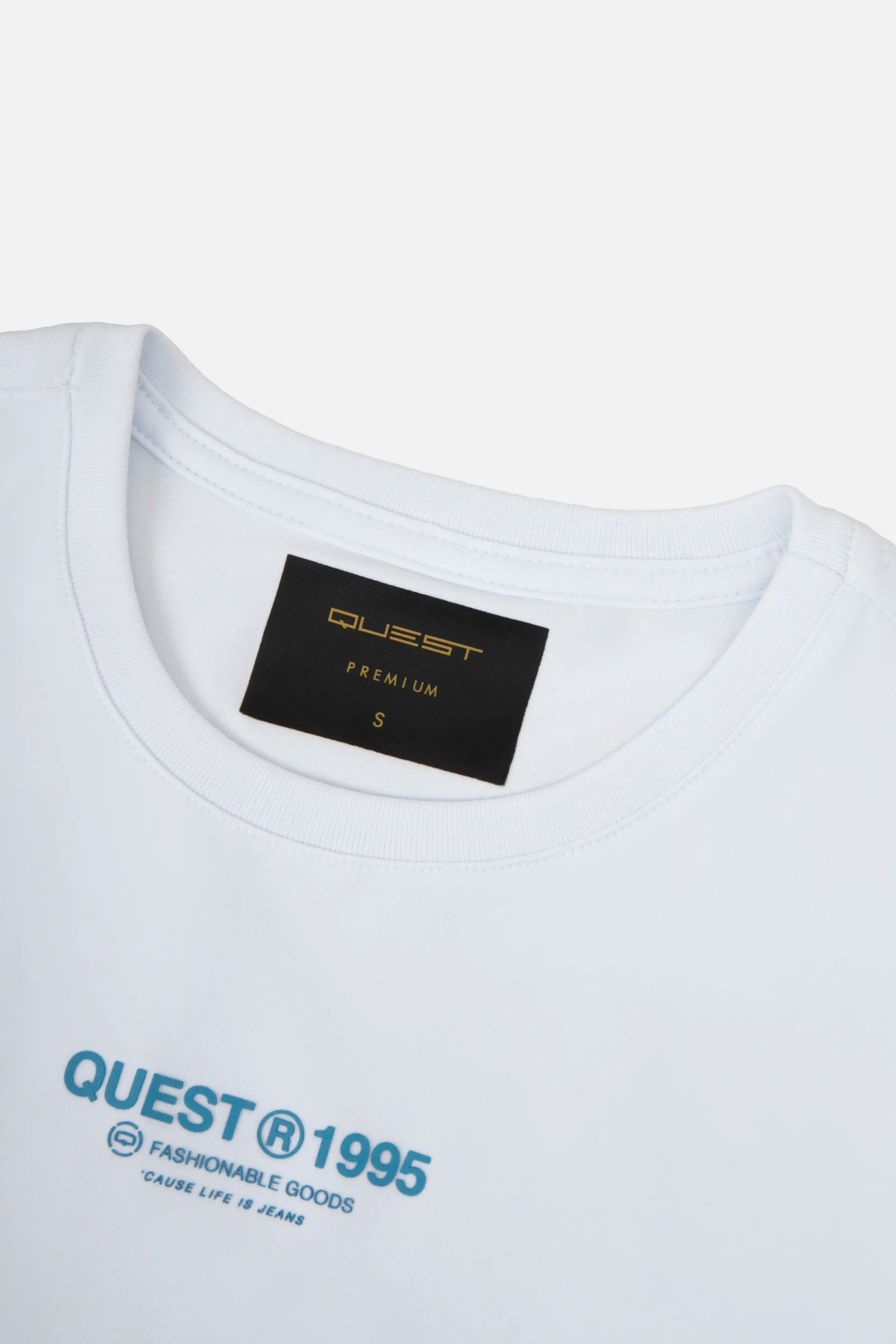 CAMISETA PREMIUM MANGA CORTA COLOR BLANCO OPTICO