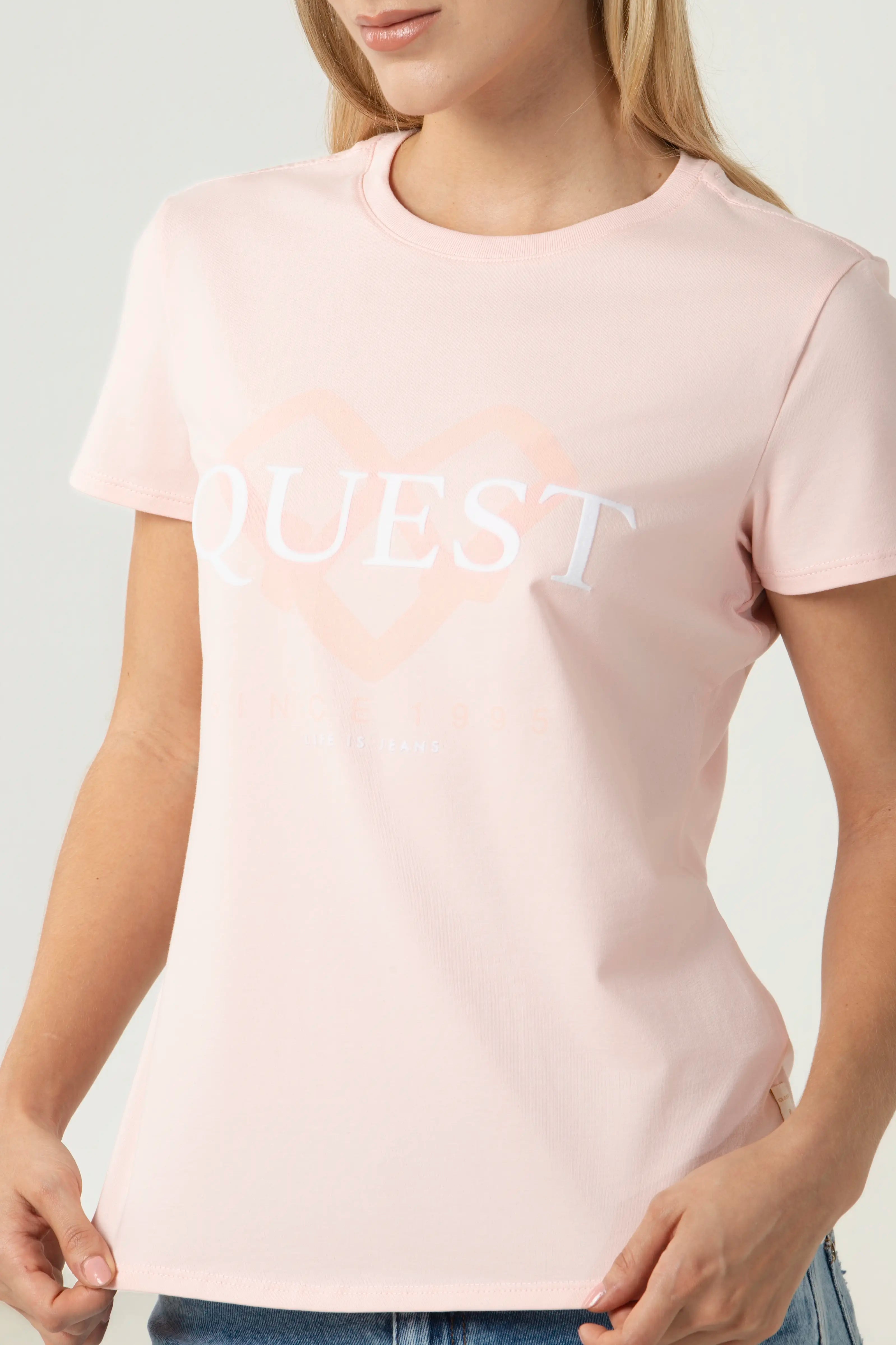 CAMISETA PREMIUM MANGA CORTA COLOR ROSADO FRESA