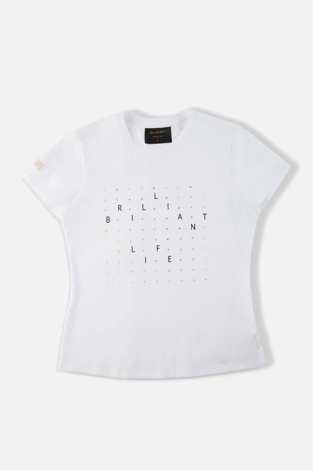 CAMISETA PREMIUM MANGA CORTA COLOR BLANCO BLANCO