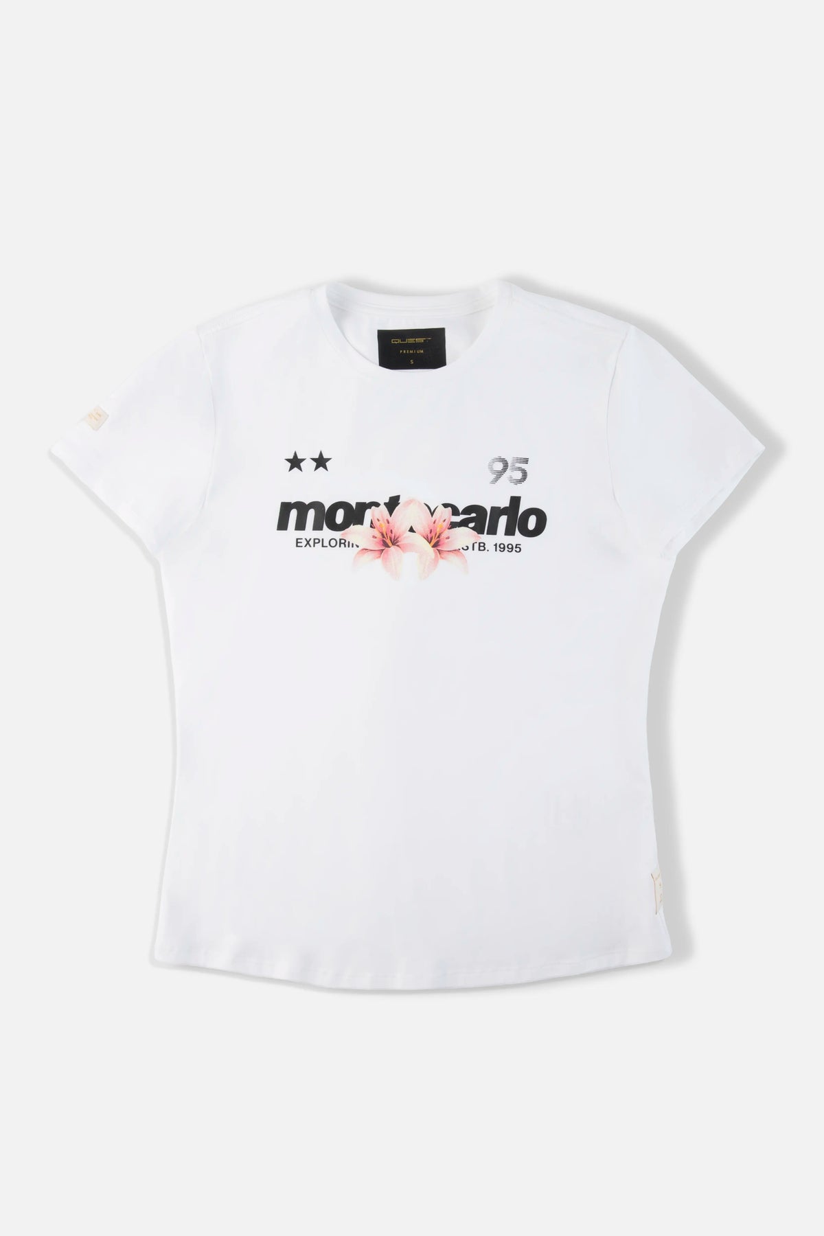 CAMISETA PREMIUM MANGA CORTA COLOR BLANCO BLANCO