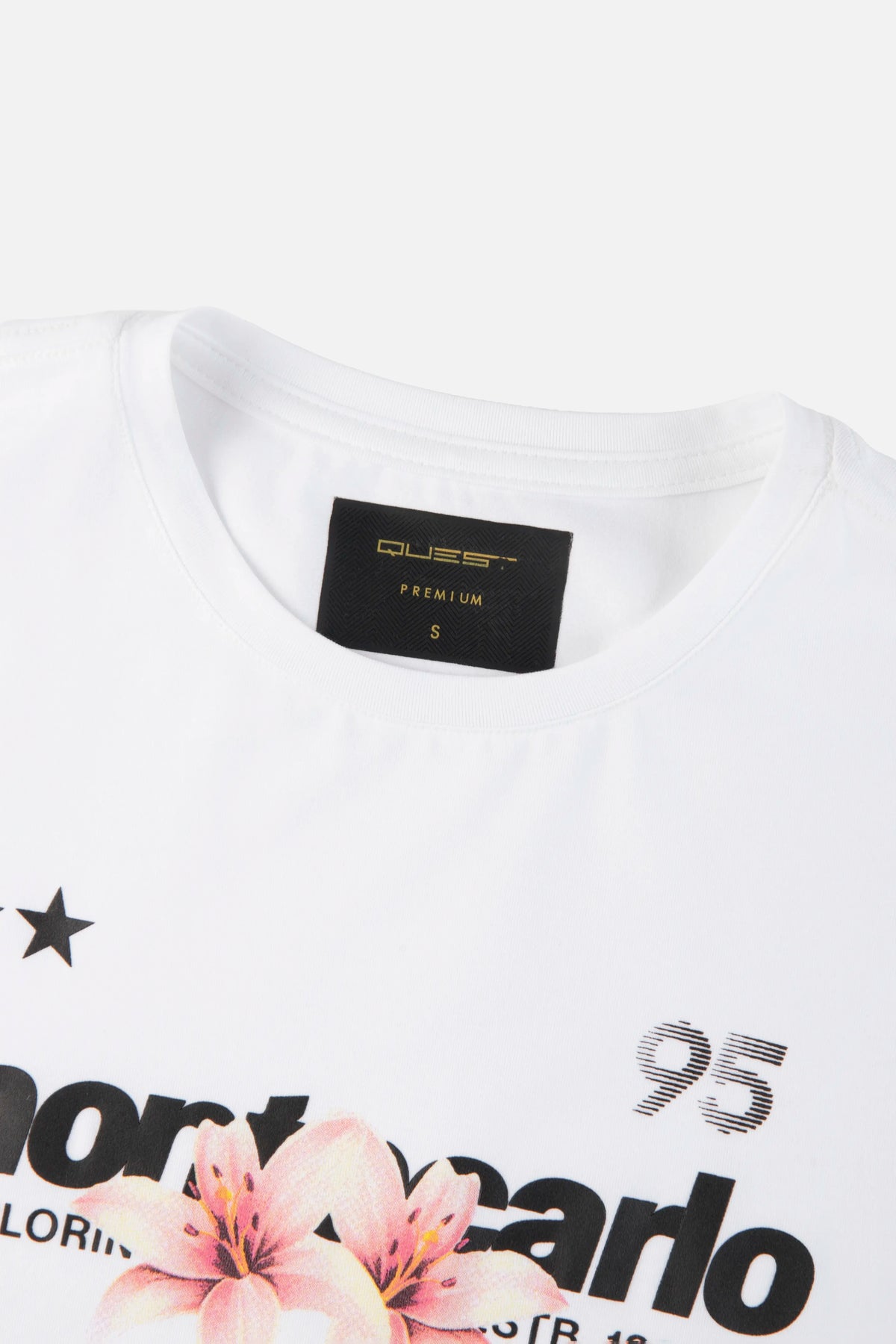 CAMISETA PREMIUM MANGA CORTA COLOR BLANCO BLANCO