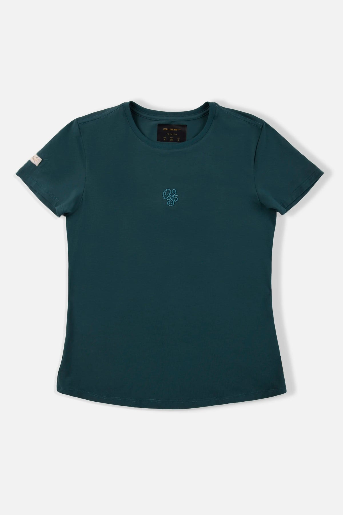 CAMISETA PREMIUM MANGA CORTA COLOR VERDE TEAL
