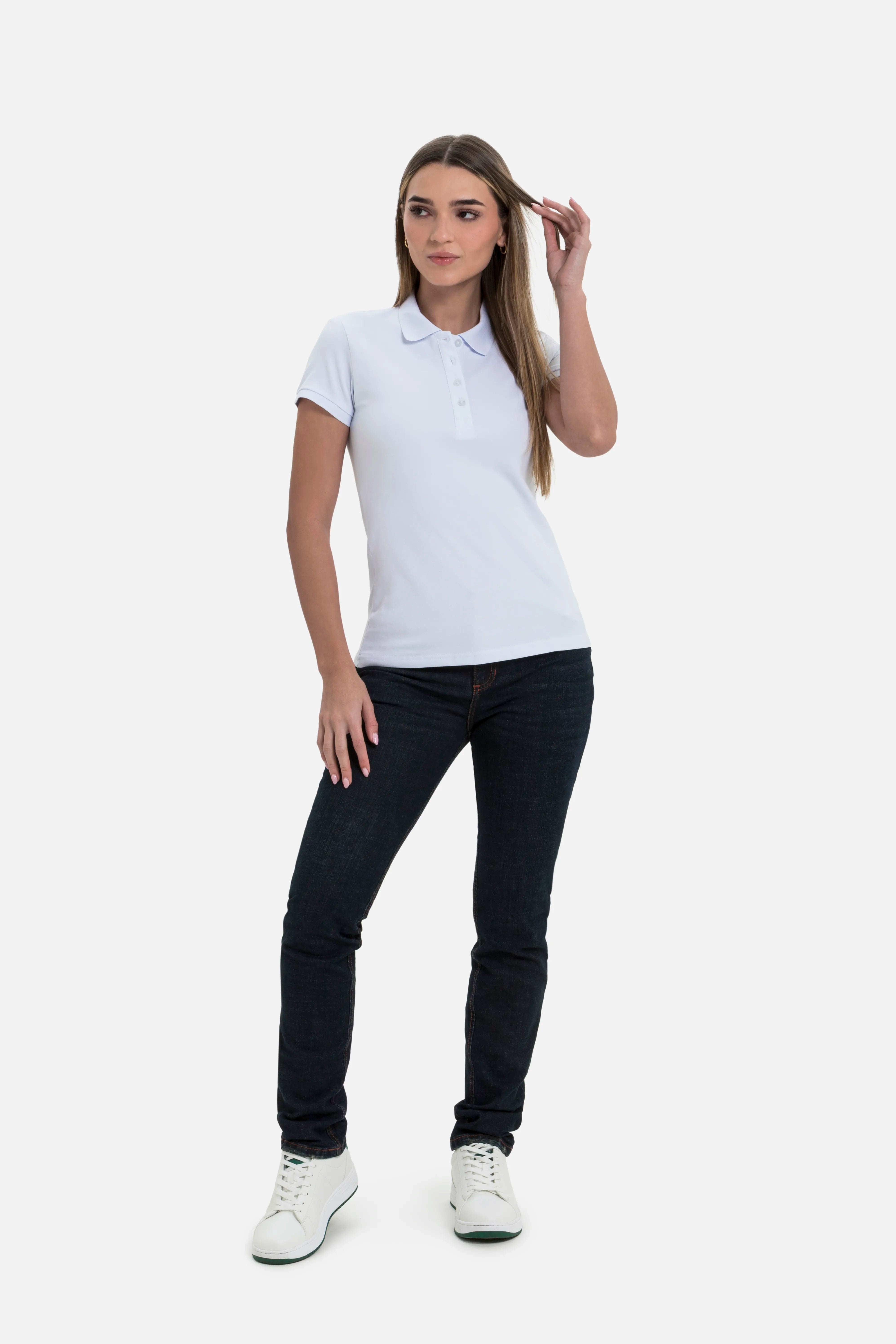 POLO SLIM COLOR BLANCO OPTICO