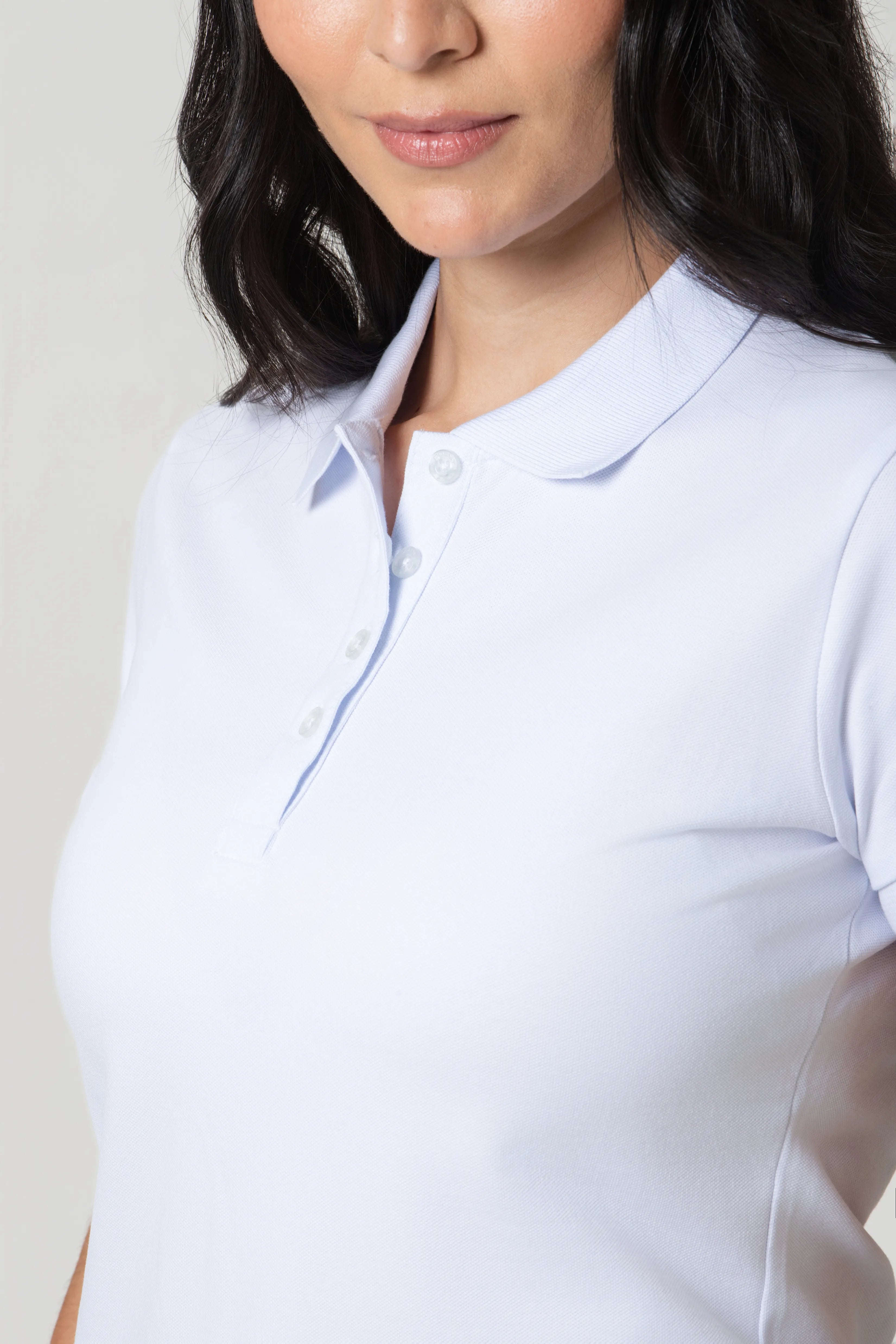 POLO SLIM COLOR BLANCO OPTICO