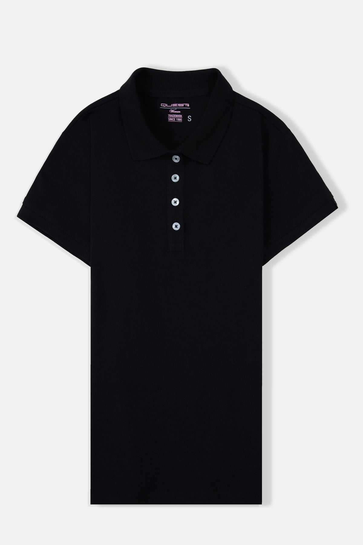 POLO SLIM COLOR NEGRO