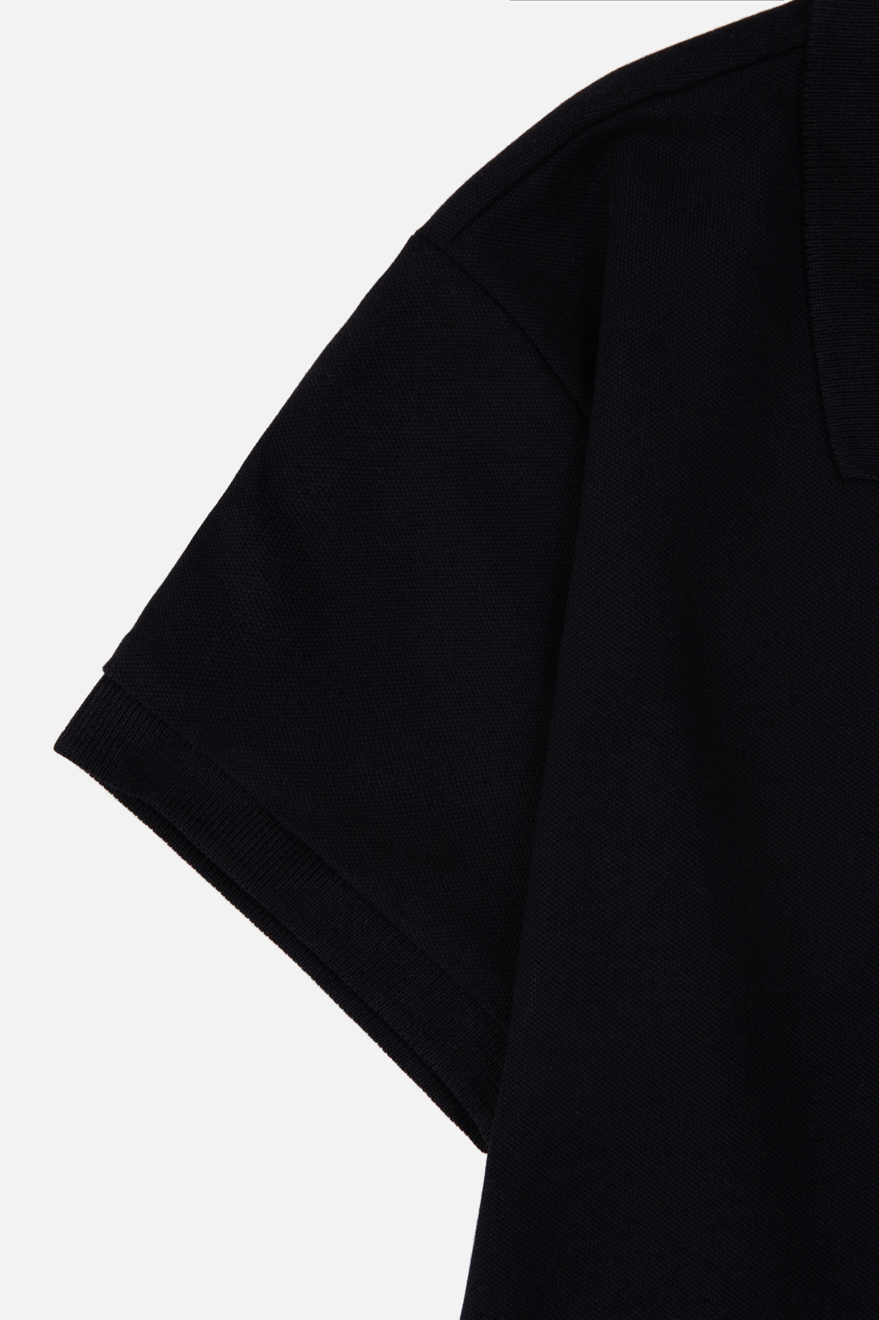 POLO SLIM COLOR NEGRO