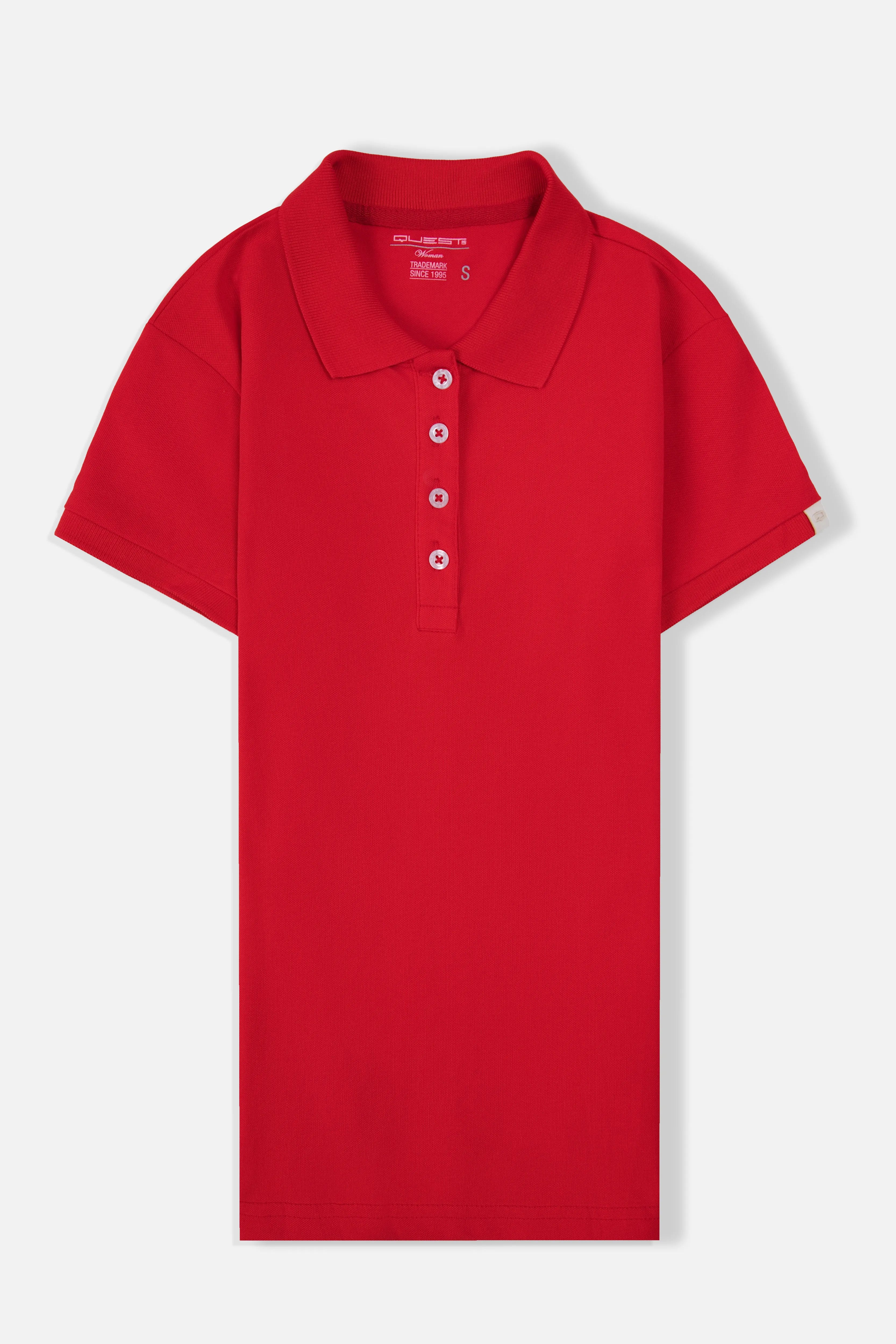 POLO SLIM COLOR ROJO CEREZA
