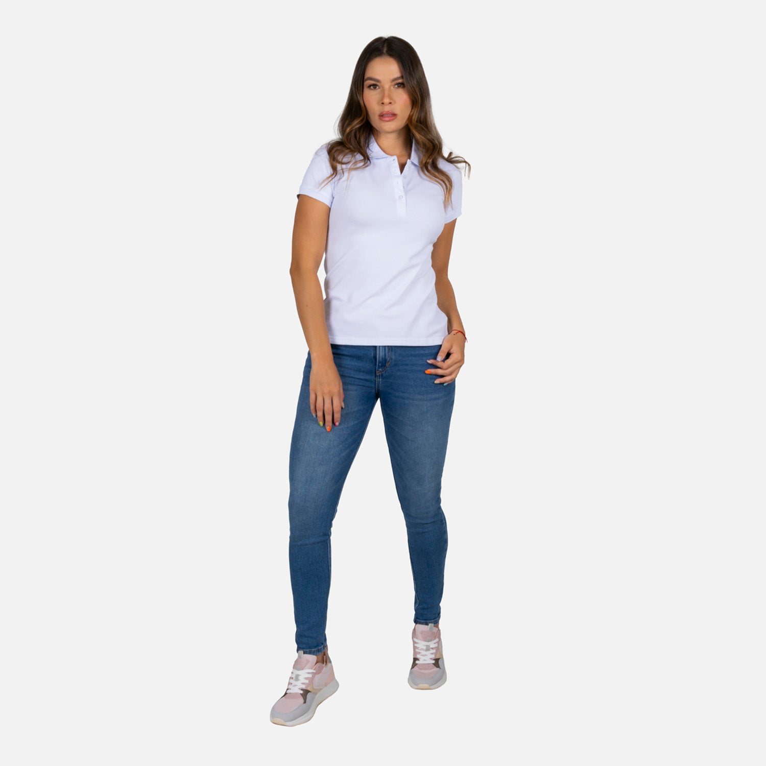 POLO SLIM COLOR BLANCO OPTICO