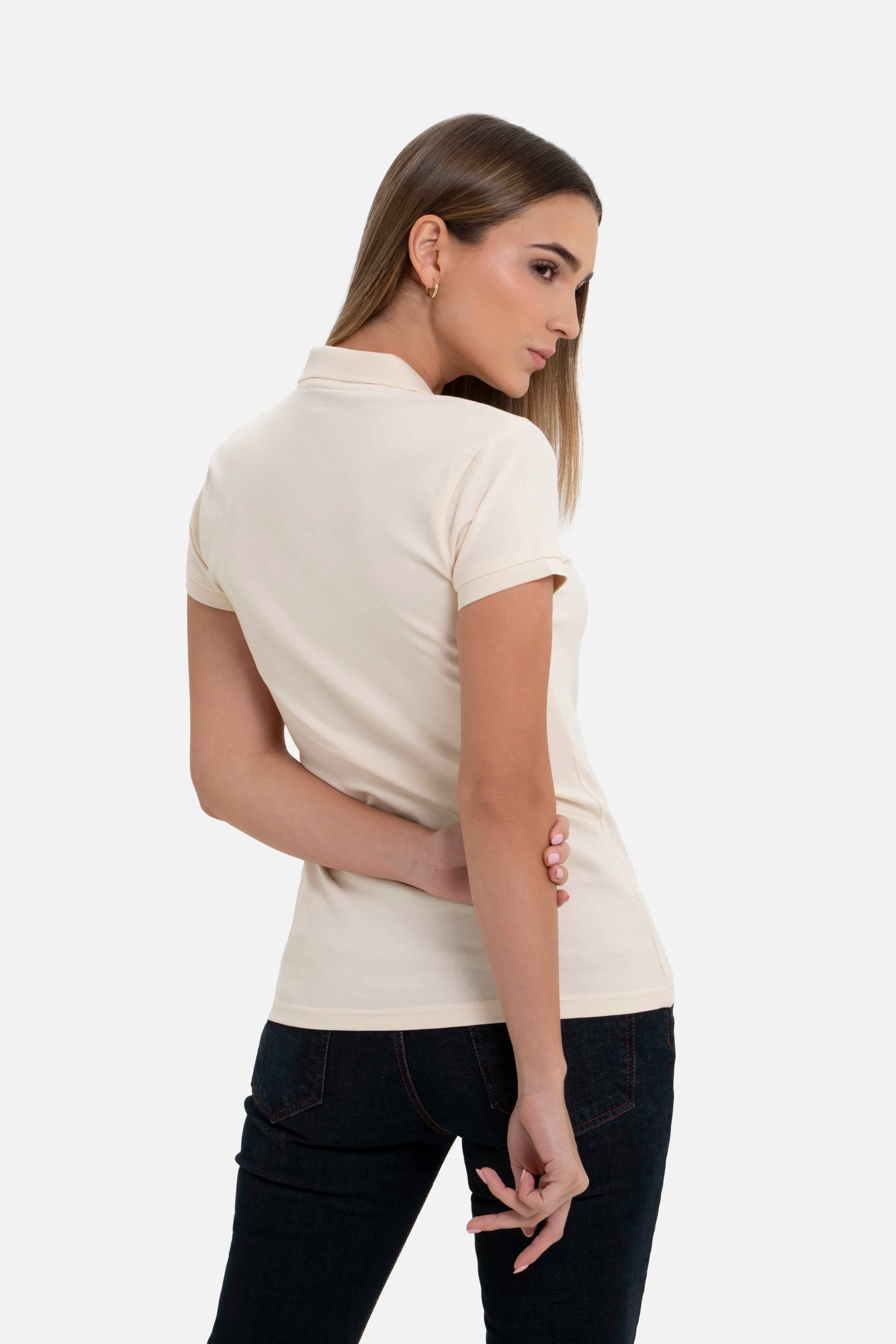 POLO SLIM COLOR IVORY MARFIL